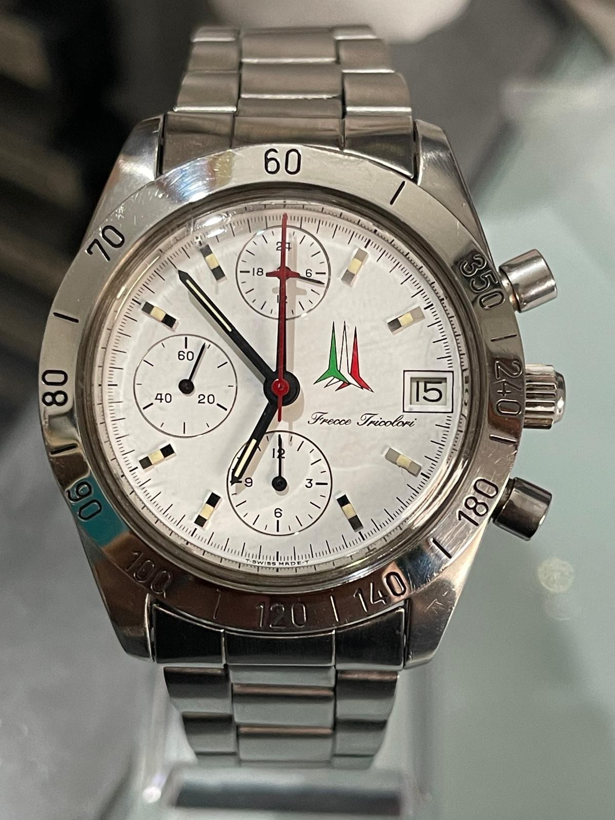 DPW Military Chronograph Automatic Lemania 5100 TRICOLOR ARROWS