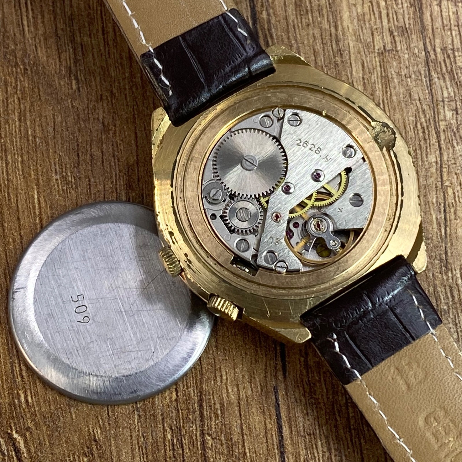 Raketa College Perpetual Calendar Vintage Soviet Era Mechanical 2628.H USSR