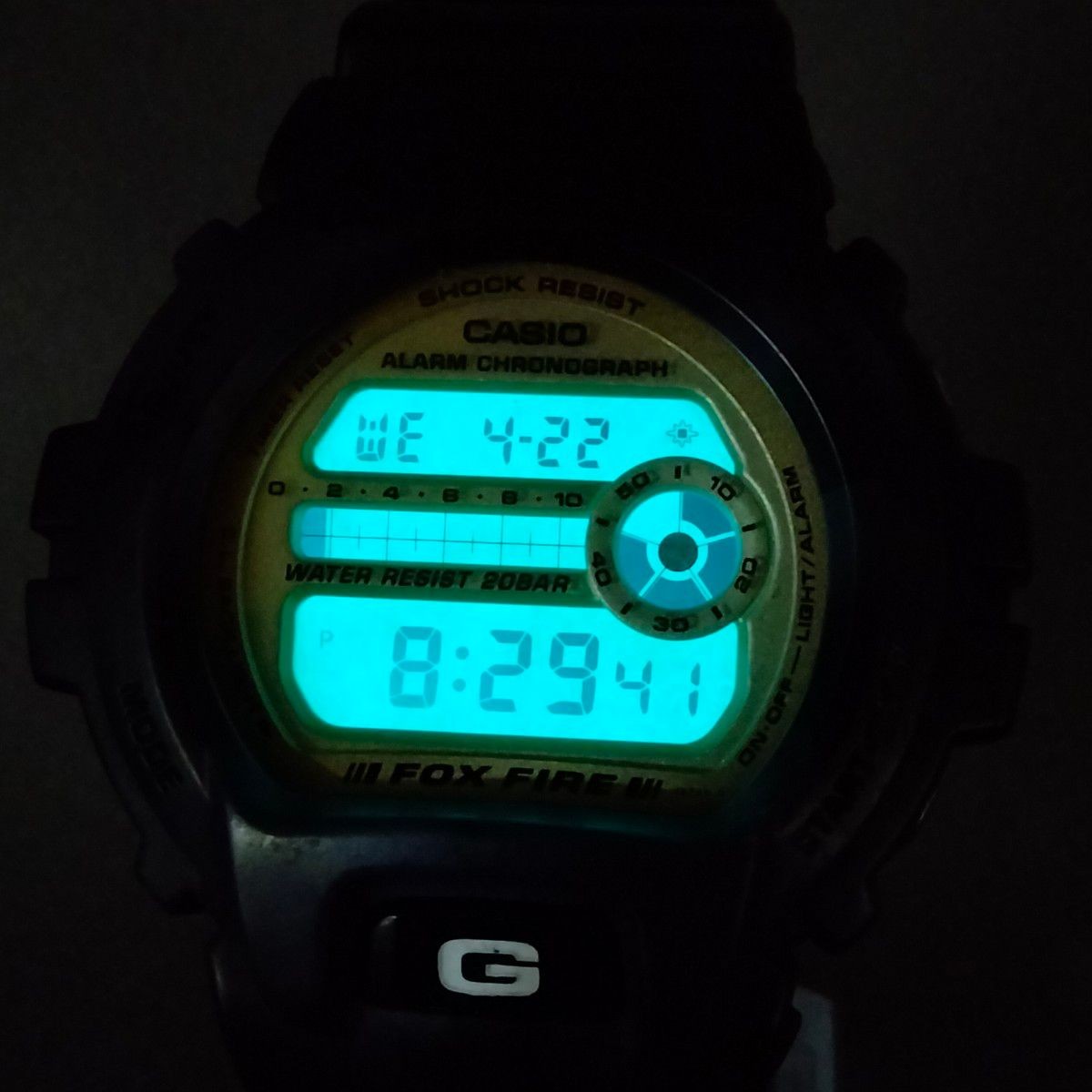 🔥 Rare CASIO G-SHOCK DW-6900 FOX FIRE 1449 Korea Vintage Digital Watch Japan