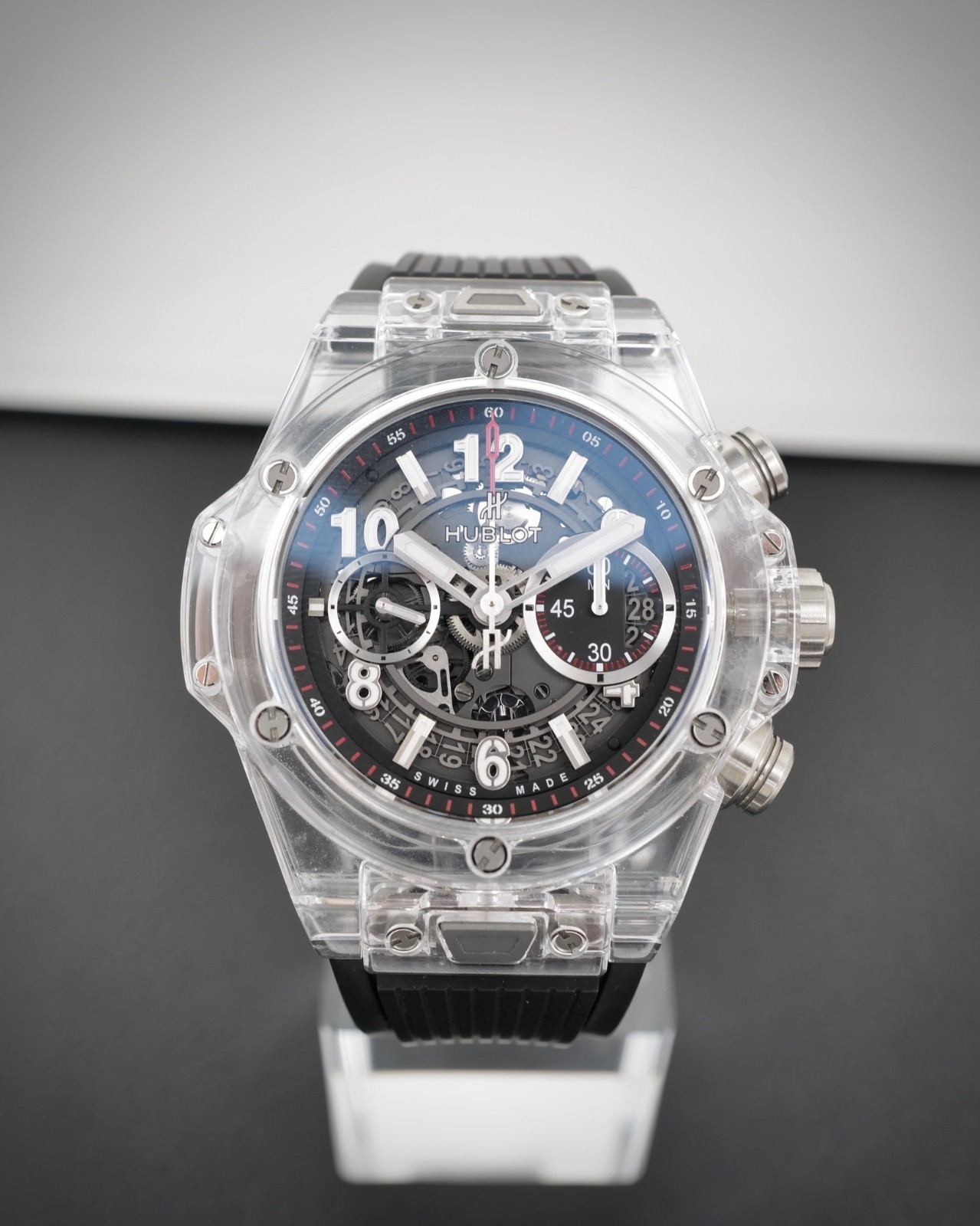 HUBLOT Big Bang Unico Magic Sapphire 411.JX.1170.RX Full Set 2019 Box Card Paper