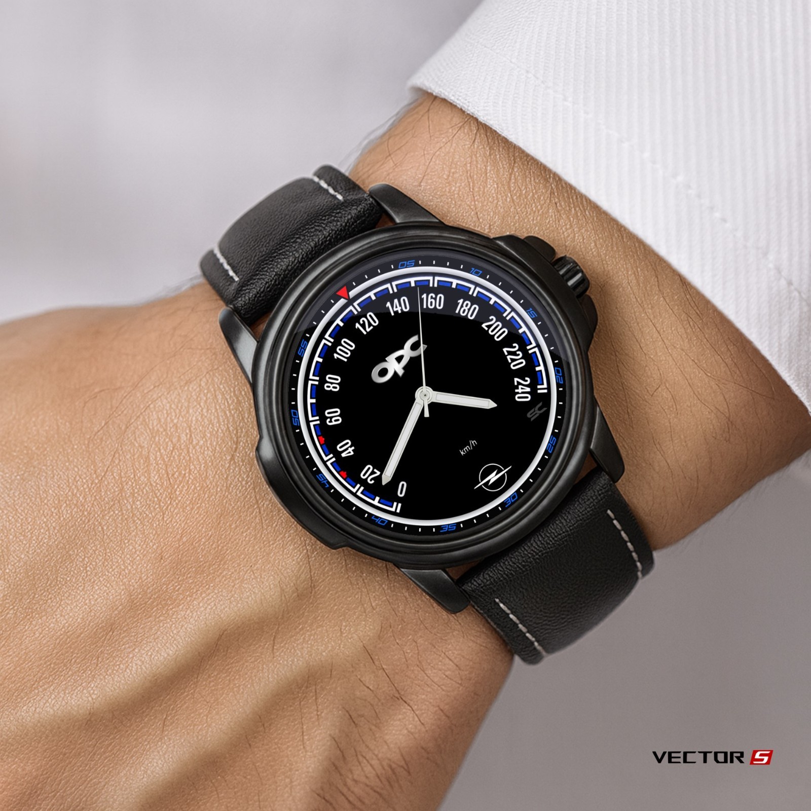 Opel Sport Vintage OPC Fan Art Racing Odometer Wristwatch