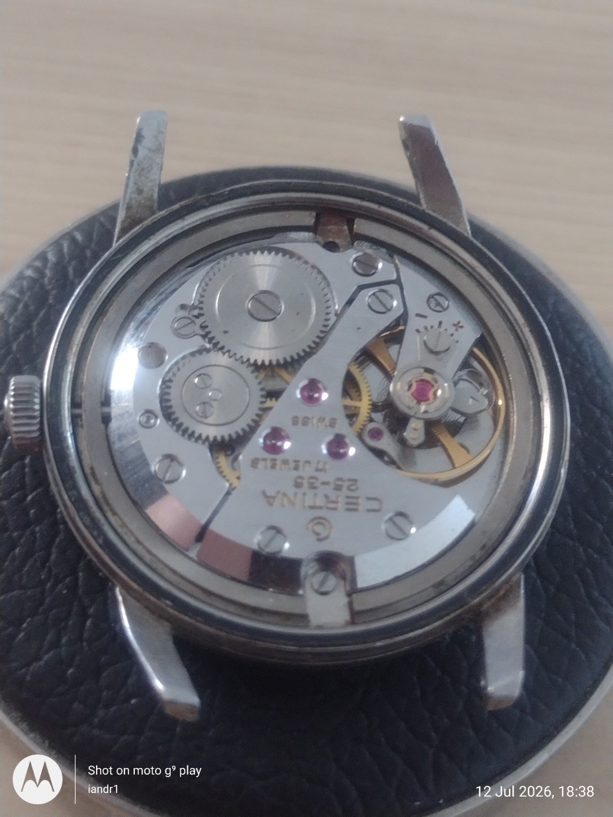 Strictly Spares Or Repairs Certina Manual Wind 25-36 – 17 Jewels Movement.