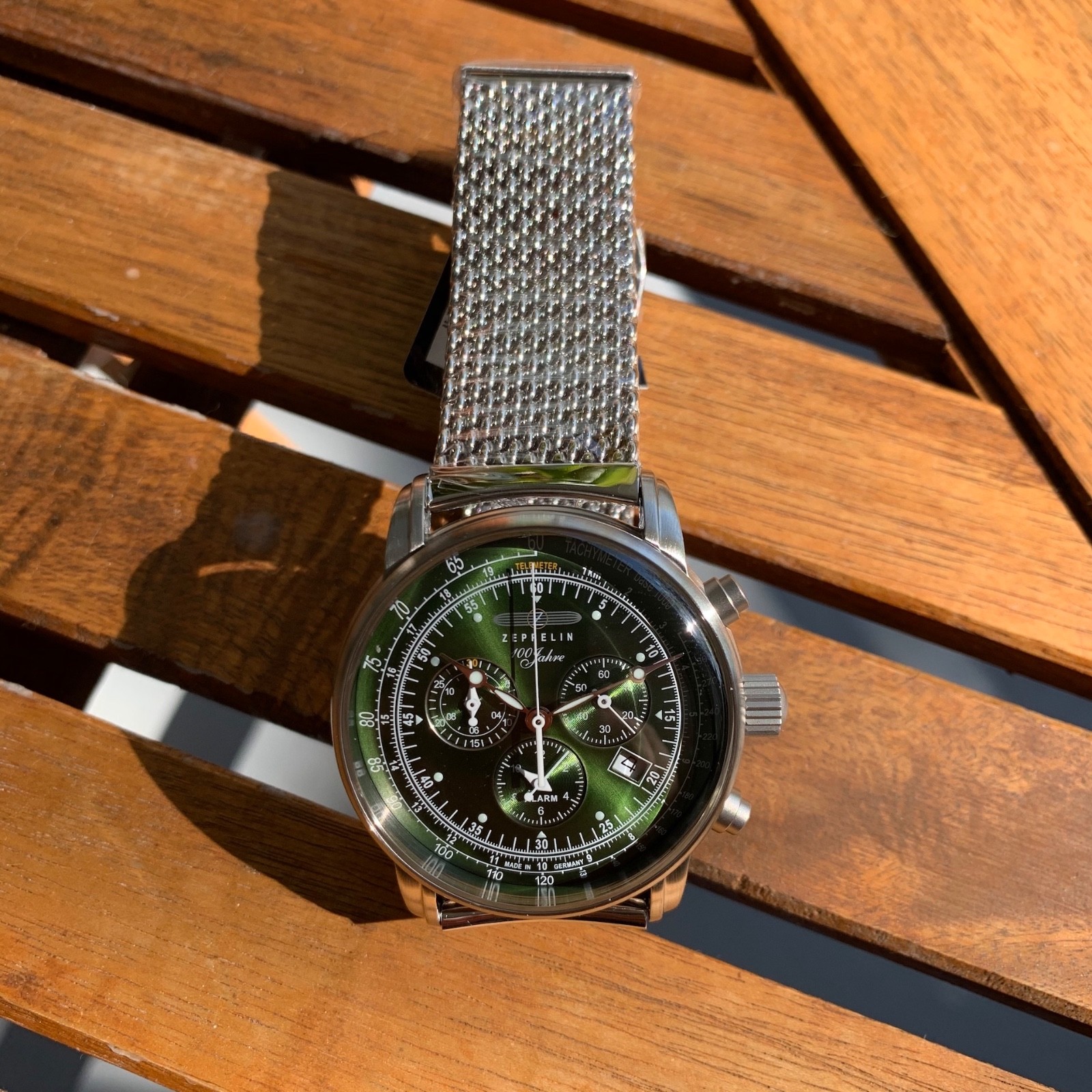 Zeppelin Watch 7218-5 Eurofighter Auto ETA Day Date + 1 Special Ed Set + 10%OFF