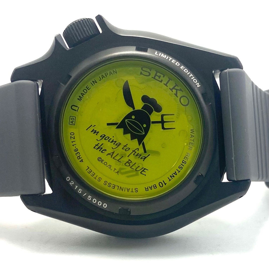 SEIKO 5 Sports One Piece Collaboration Watch Sanji Model SBSA155 4R36-11Z0 Auto