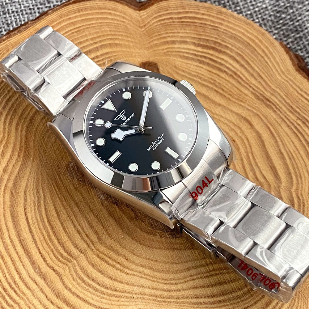 Luminous 36mm/39mm Tandorio Sapphire Glass Polished NH35 Automatic Men’s Watch