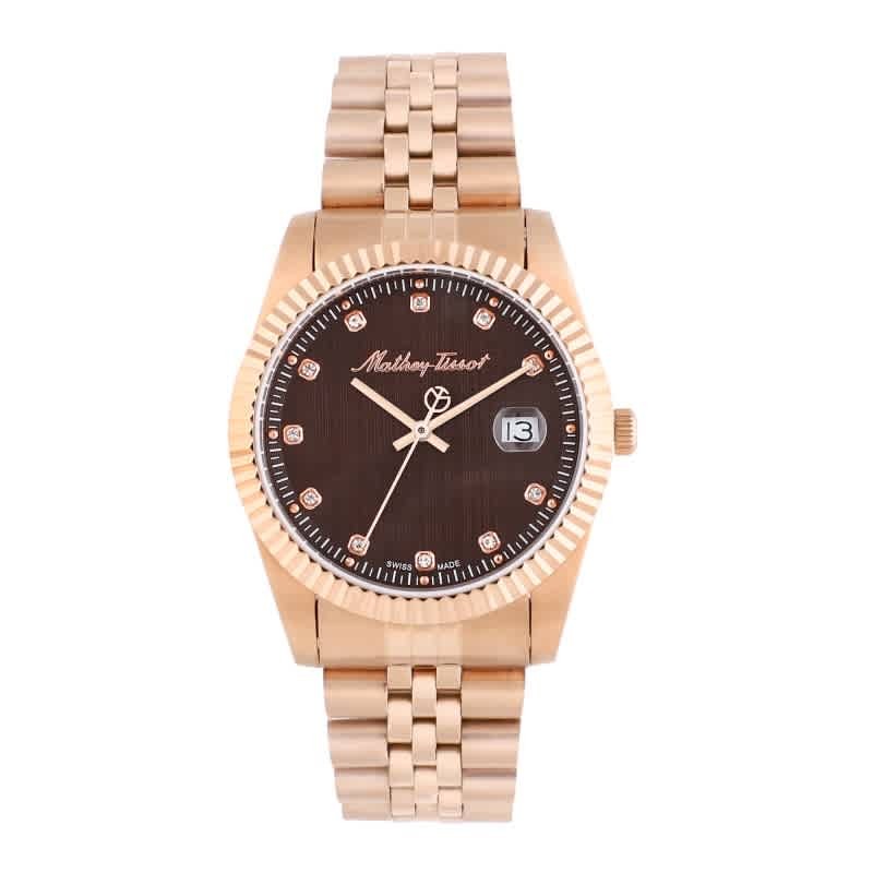 Mathey-Tissot Mathey II Quartz Brown Dial 40 mm Watch H710PRM