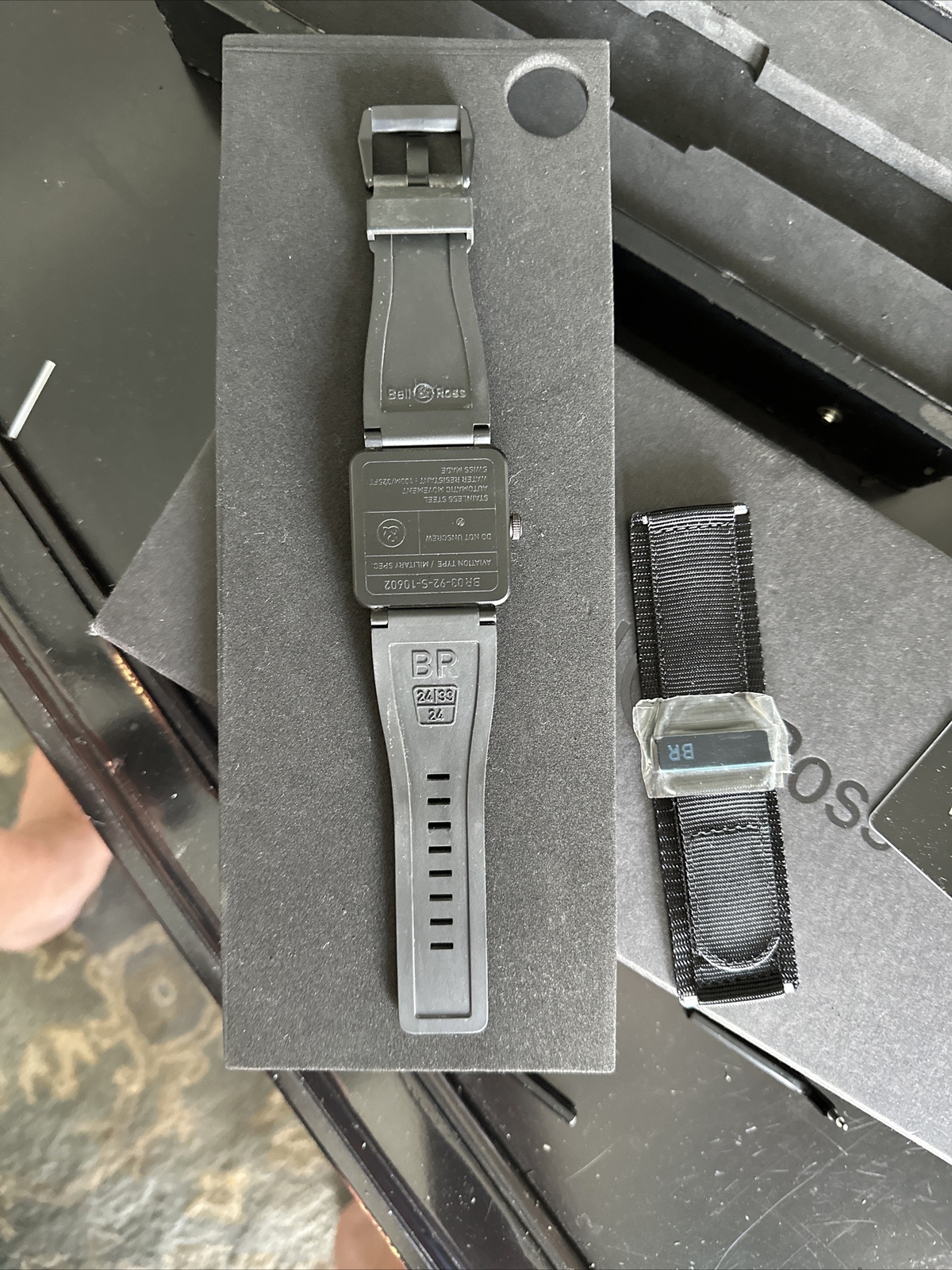 Bell & Ross Custom Diamomd BR03-92 Automatic Ceramic 42 BLACK MATTE Watch
