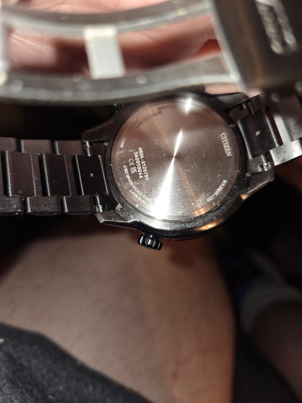 Citizen H804-S126789-Eco-Drive Radio controlled Saphhire mens watch