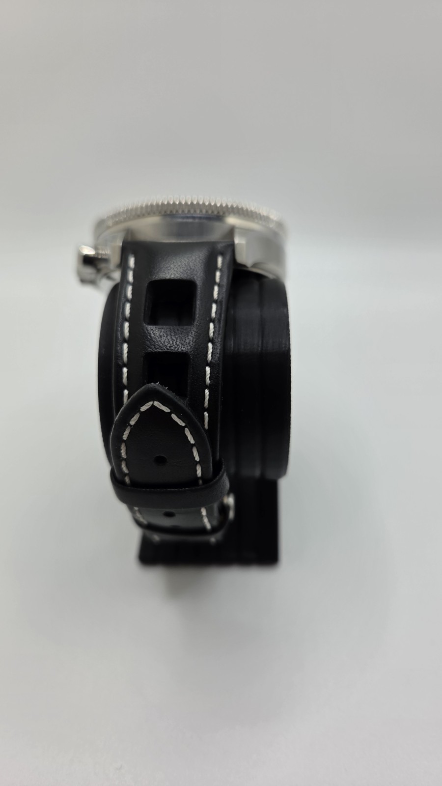 Selhor Chronograph Rallye Obsidian Men’s Watch – Black Dial Stainless Steel Case