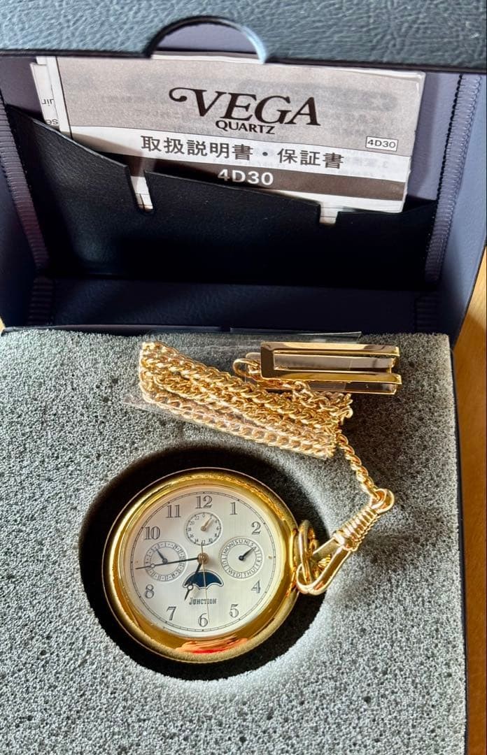 Citizen JUNCTION vintage pocket watch complete item