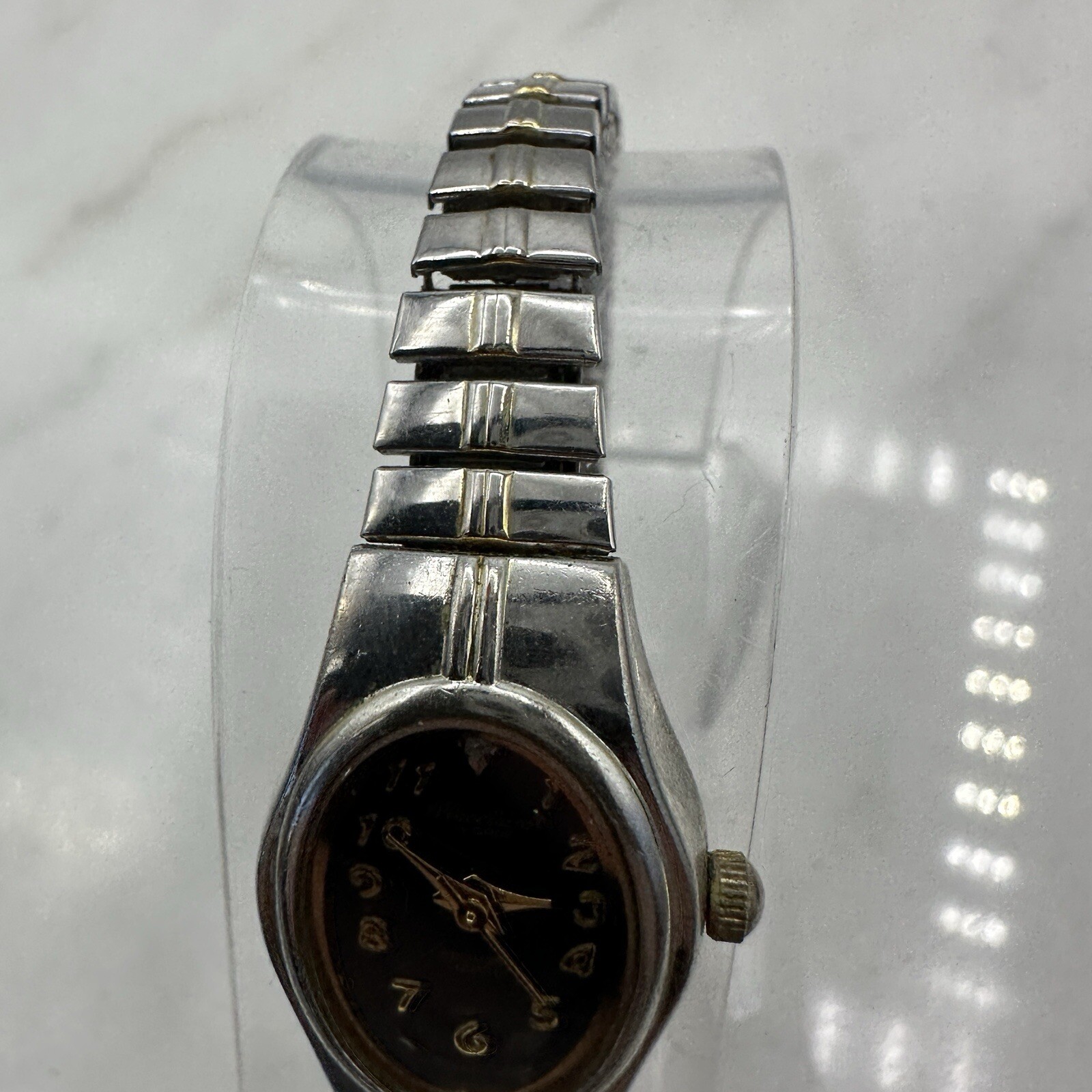 Precision by GRUEN GP418L Diamond Quartz Women’s Watch Sz. 6.2″ New Battery