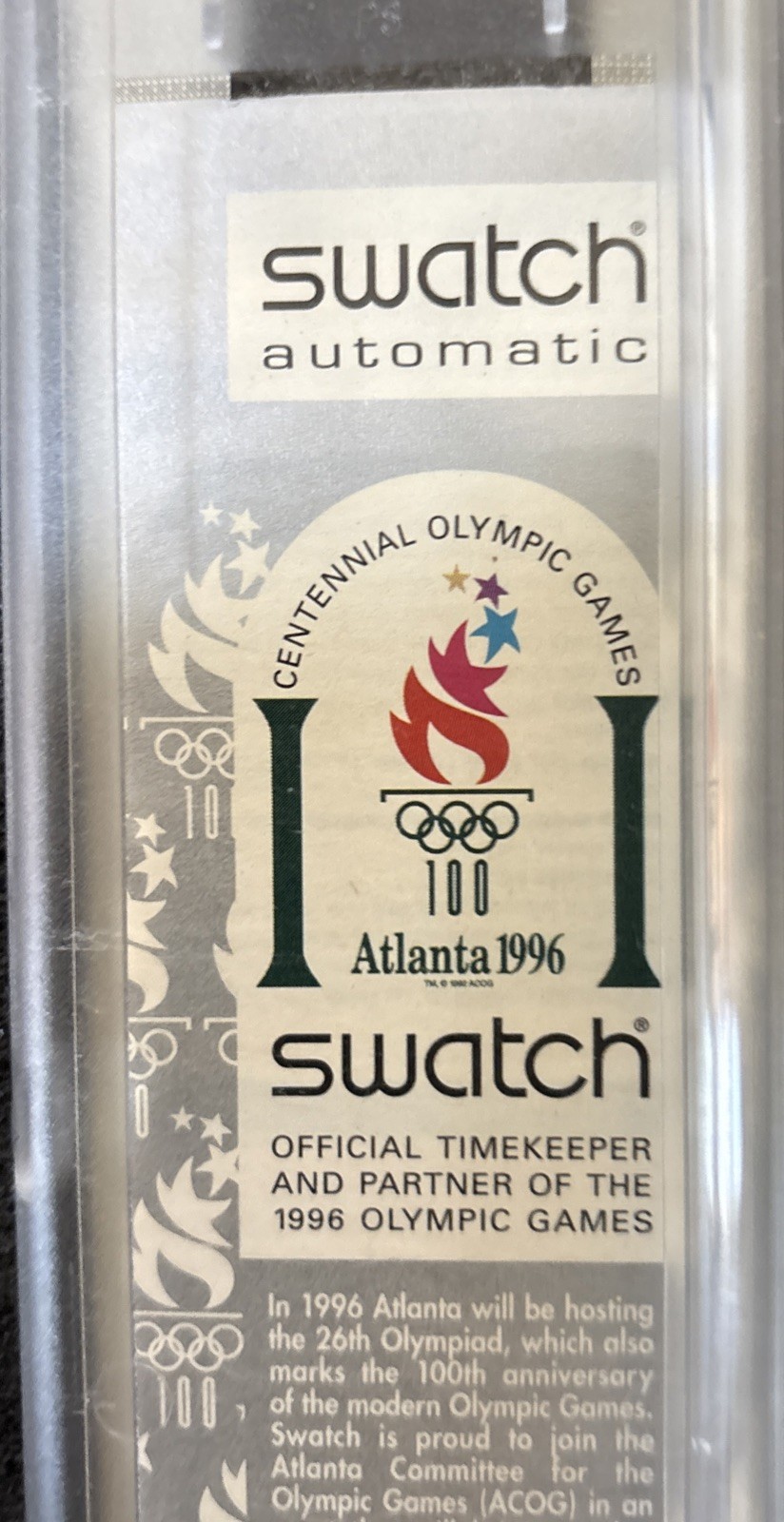 1996 Swatch Automatic – SAN102 – BARU – NOS ## RARE ##