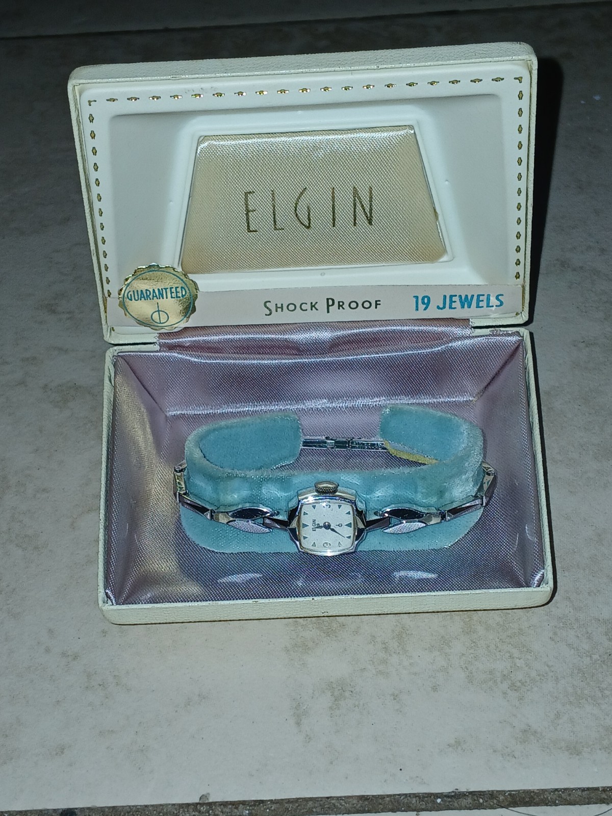 1950s Elgin Womans Watch 19 Jewels MIB