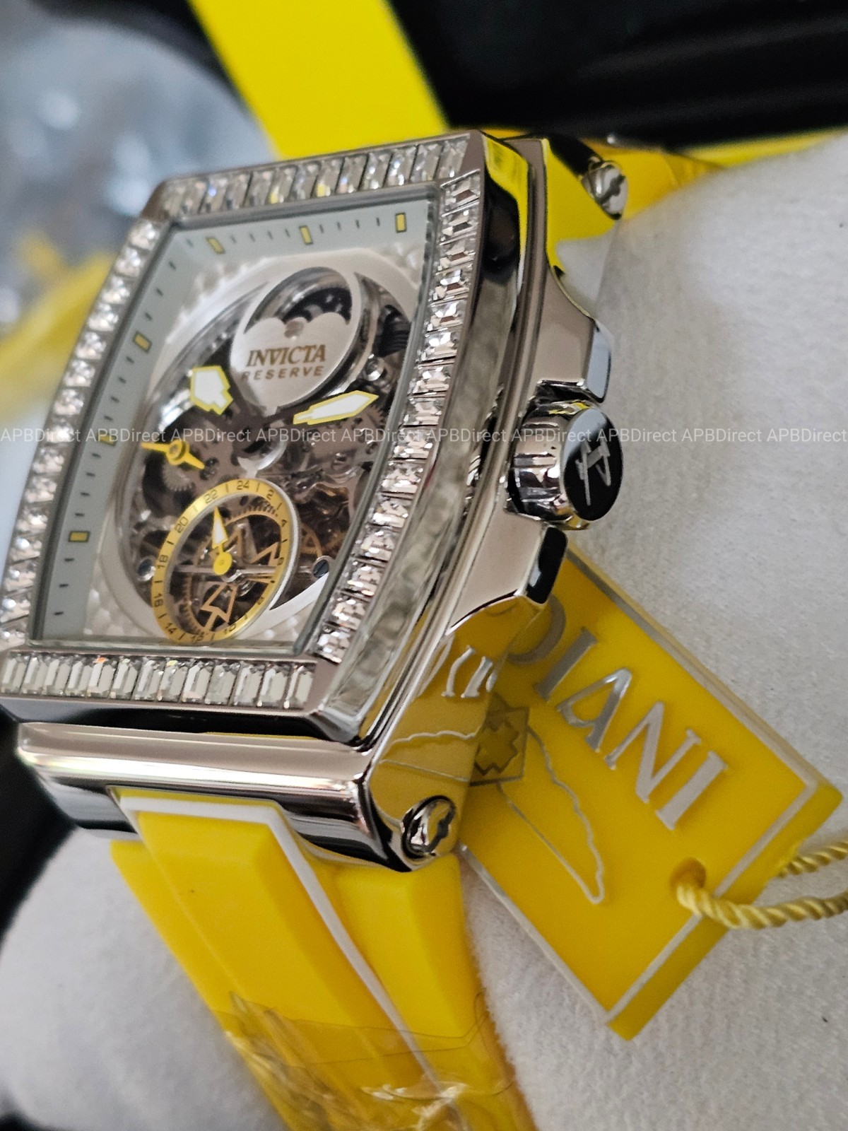 Invicta – S1 Rally – DIABLO – Dual Time Automatic – Yellow – Reserve Mens Watch