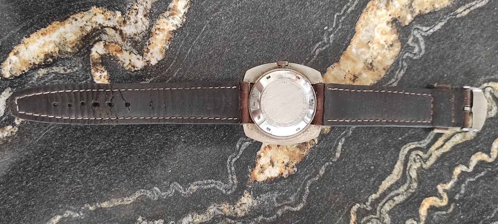 Vintage Sindaco Automatic Ronda-Matic Cal. 1219-21 17 Jewels Swiss Made Day-Date