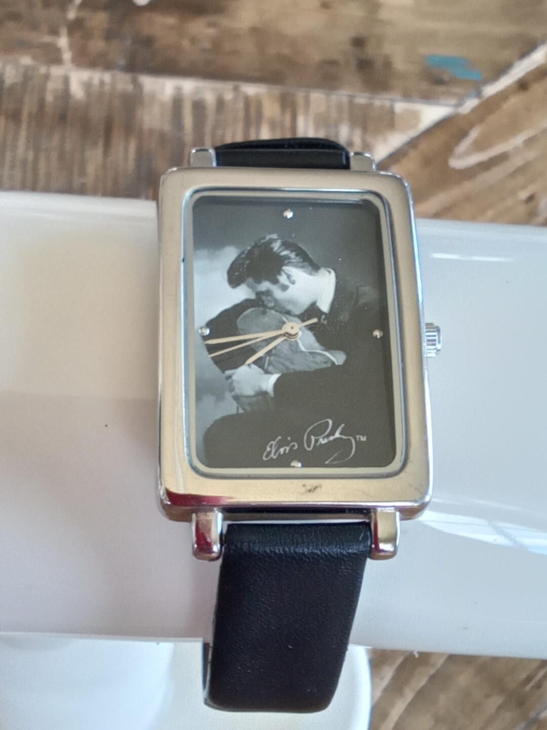 Elvis Presley Watch Collectible Leather Band -none working