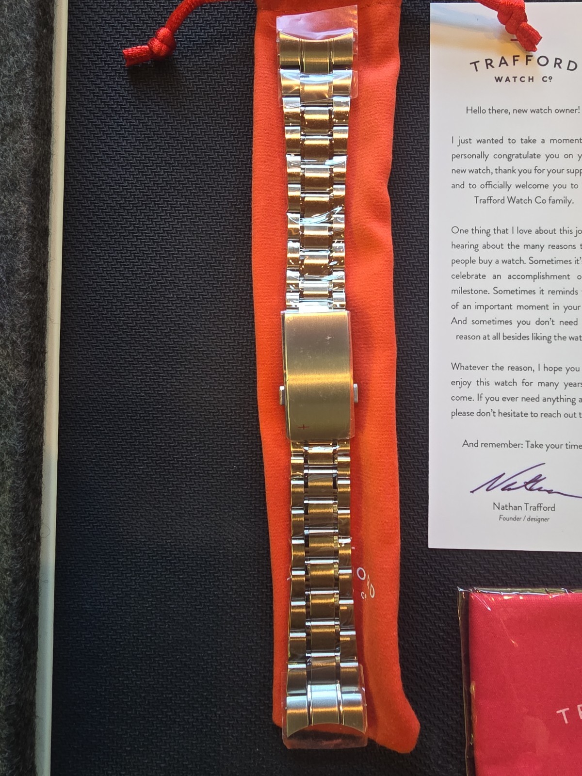 Trafford Watch Co Daytripper Eos WITH BRACELET – New Unworn