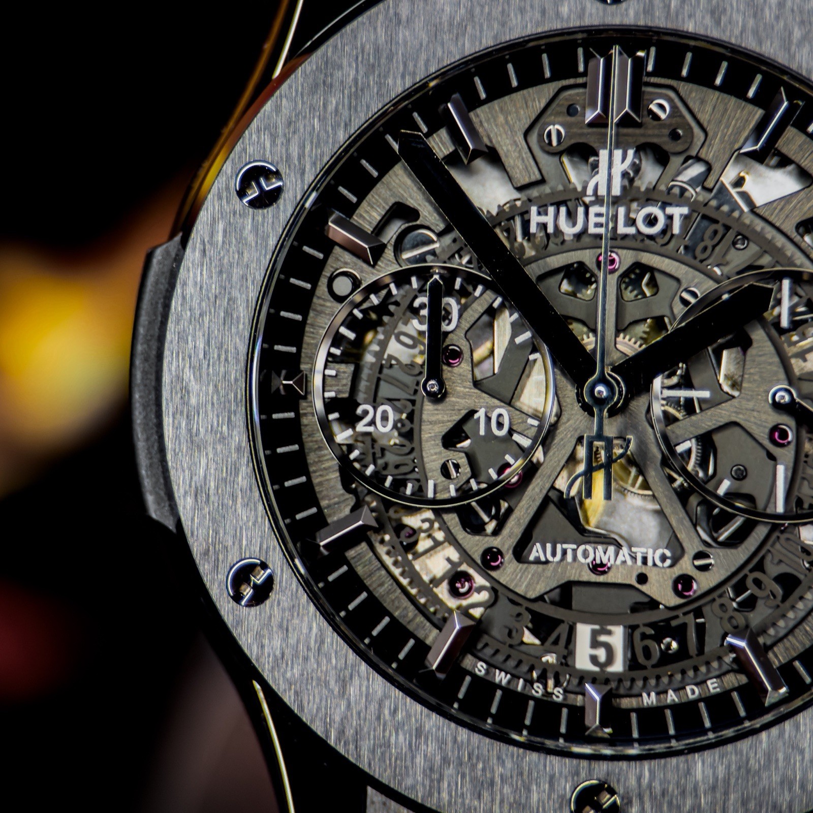 Hublot Classic Fusion Aerofusion Black Magic Skeleton 525.cm.0170.rx Box&Papers