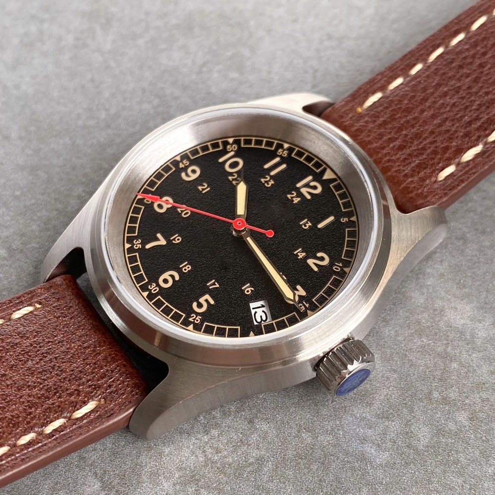 200M Dive 36mm Mechanical Japan NH35A Men Watch Pilot Sapphire Luminous Montres