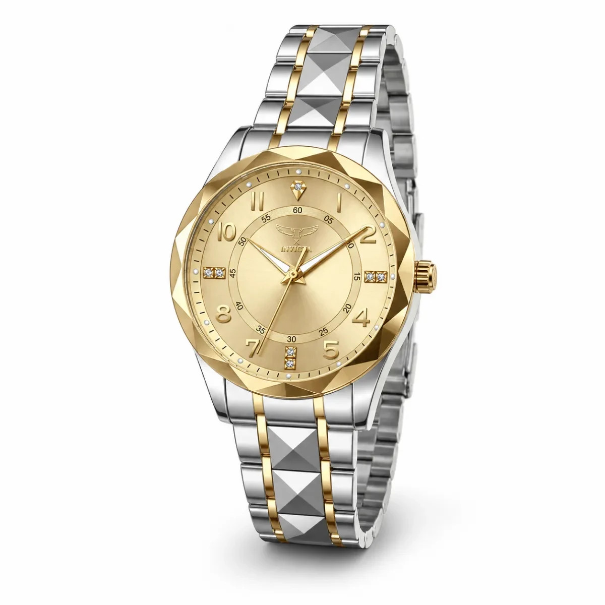 New! Invicta Specialty (69022) Men’s 41mm Two Tone Stainless w/ Gold Dial Watch