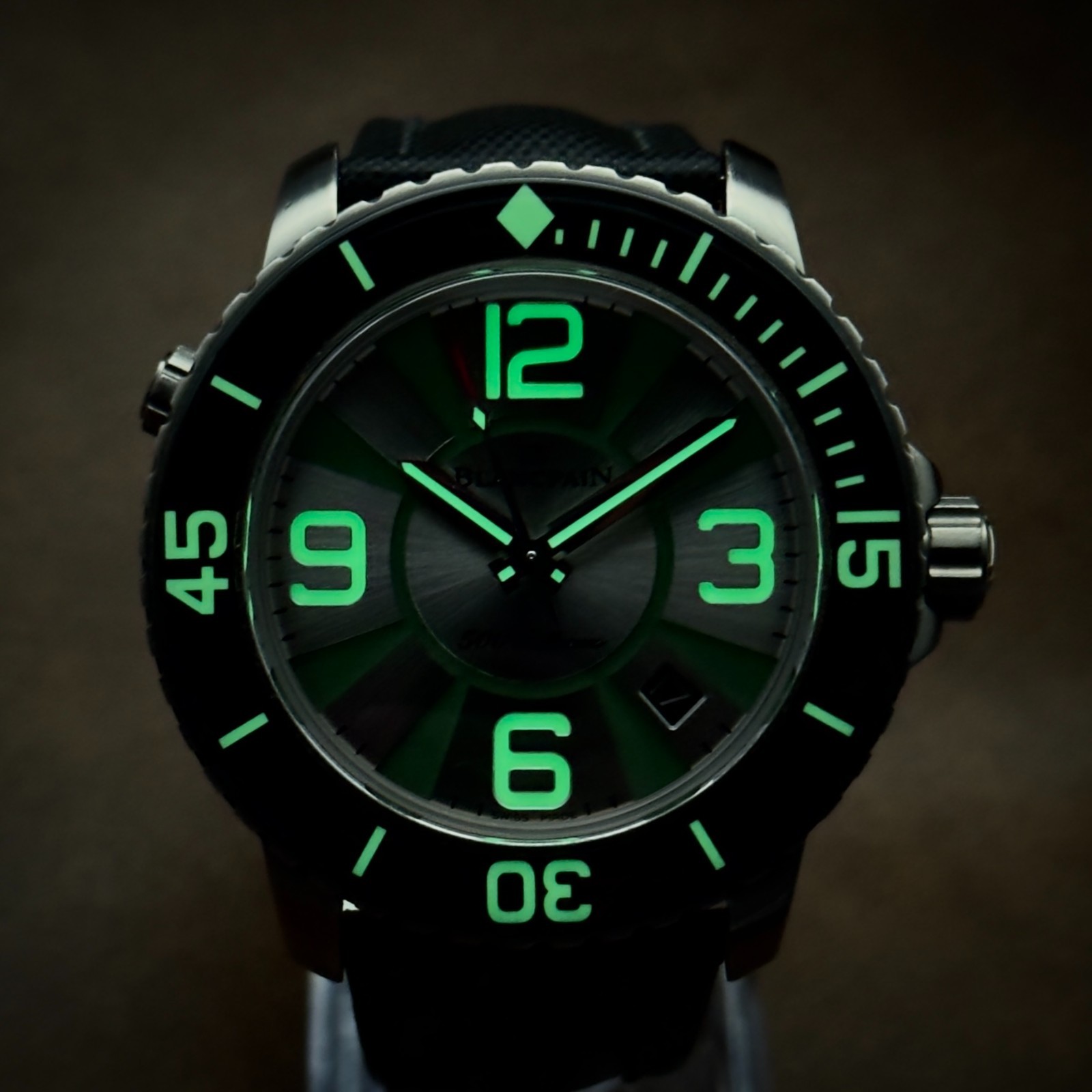 Blancpain 500 Fathoms 50015-12B34-52B Cannes Limited Edition, 48mm Titanium B&P!