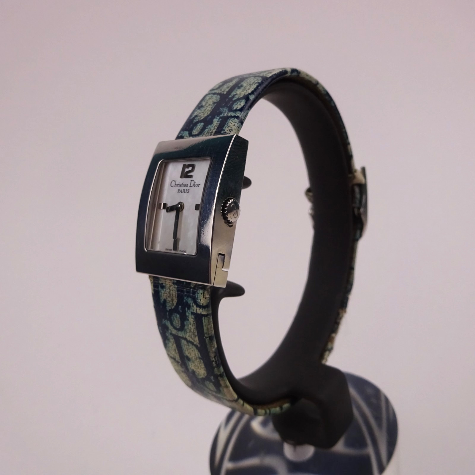 Christian Dior Malice Watch D78-109 Stainless MOP Dial Multicolour Strap Women’s