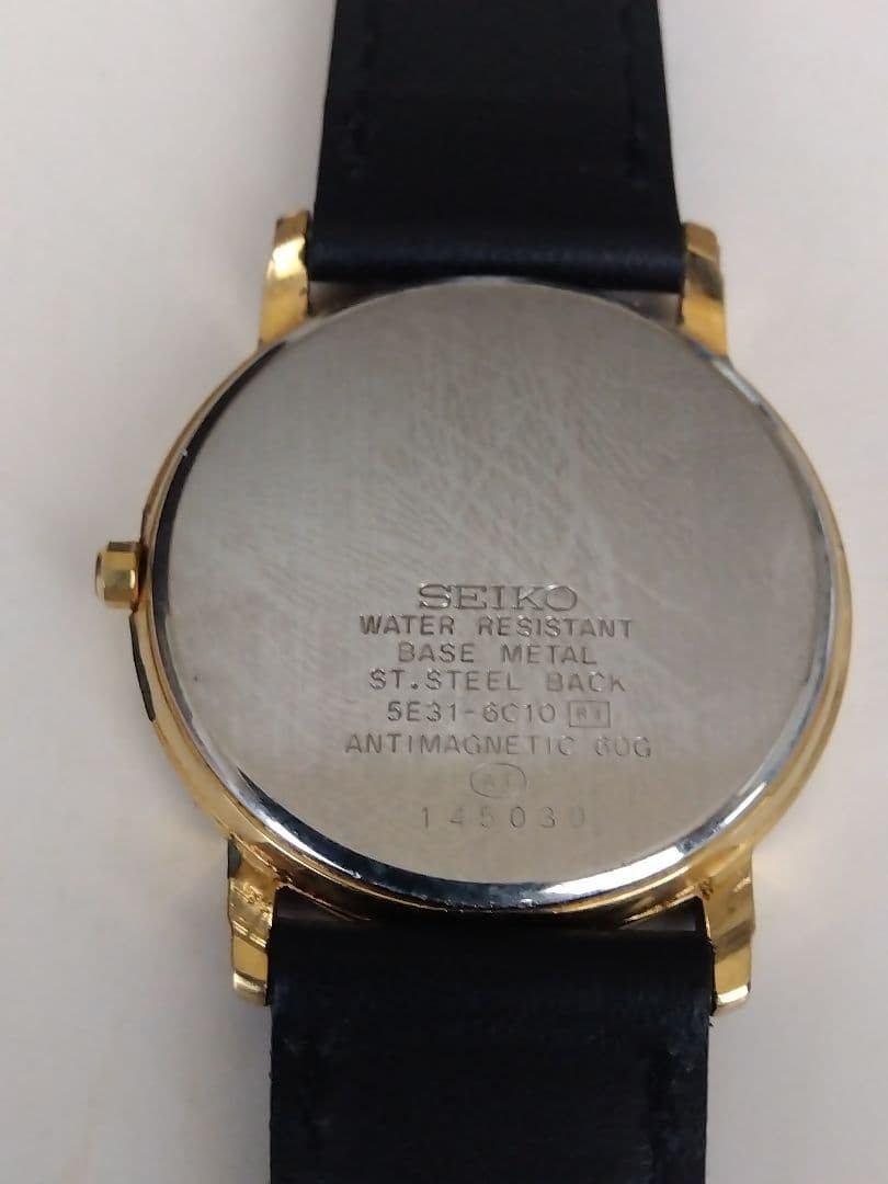 Seiko Dolce 5E31-6C10, working condition, strap replaced.