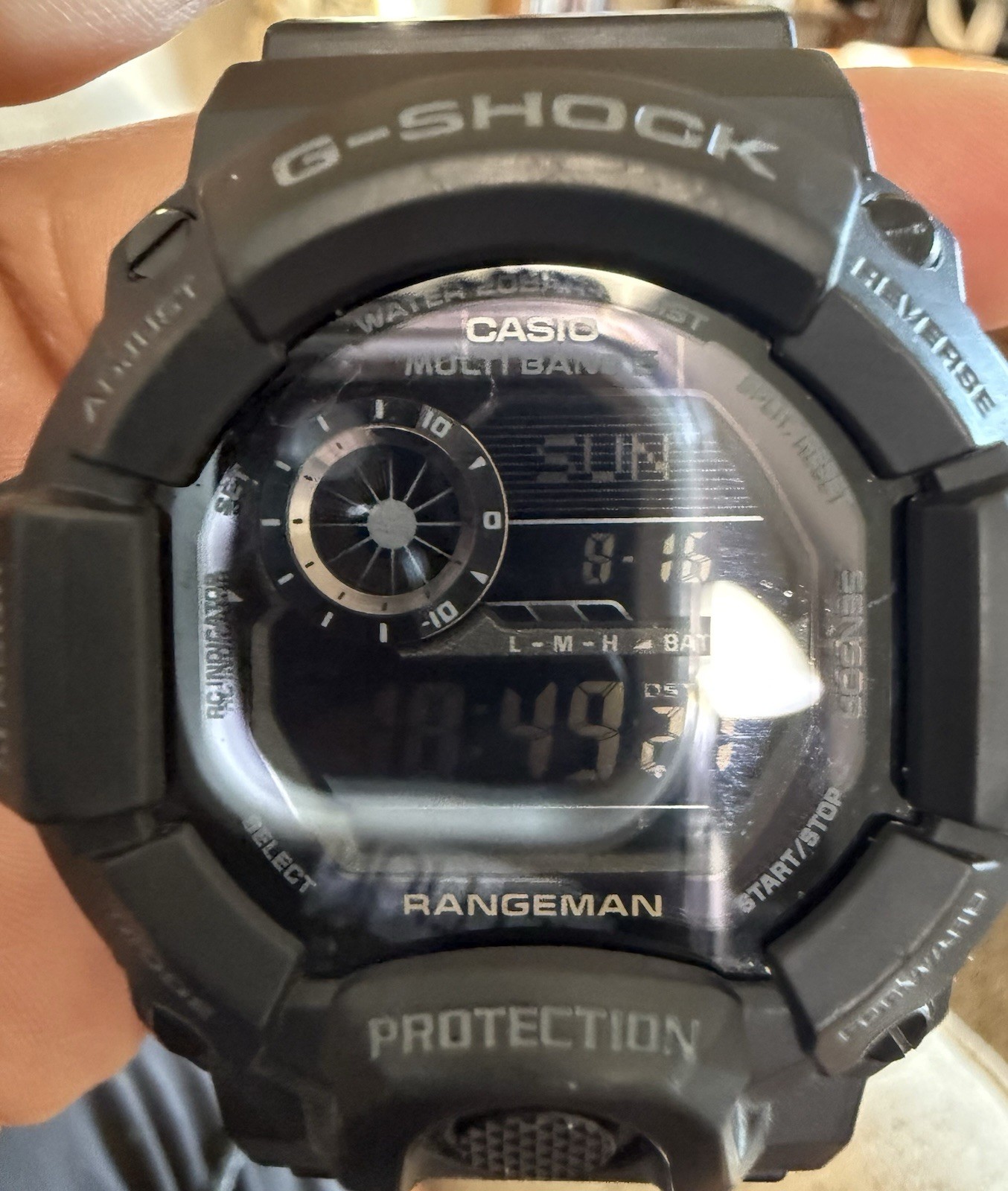 G-SHOCK RANGEMAN GW9400 Military Black Triple Sensor Solar Digital Watch