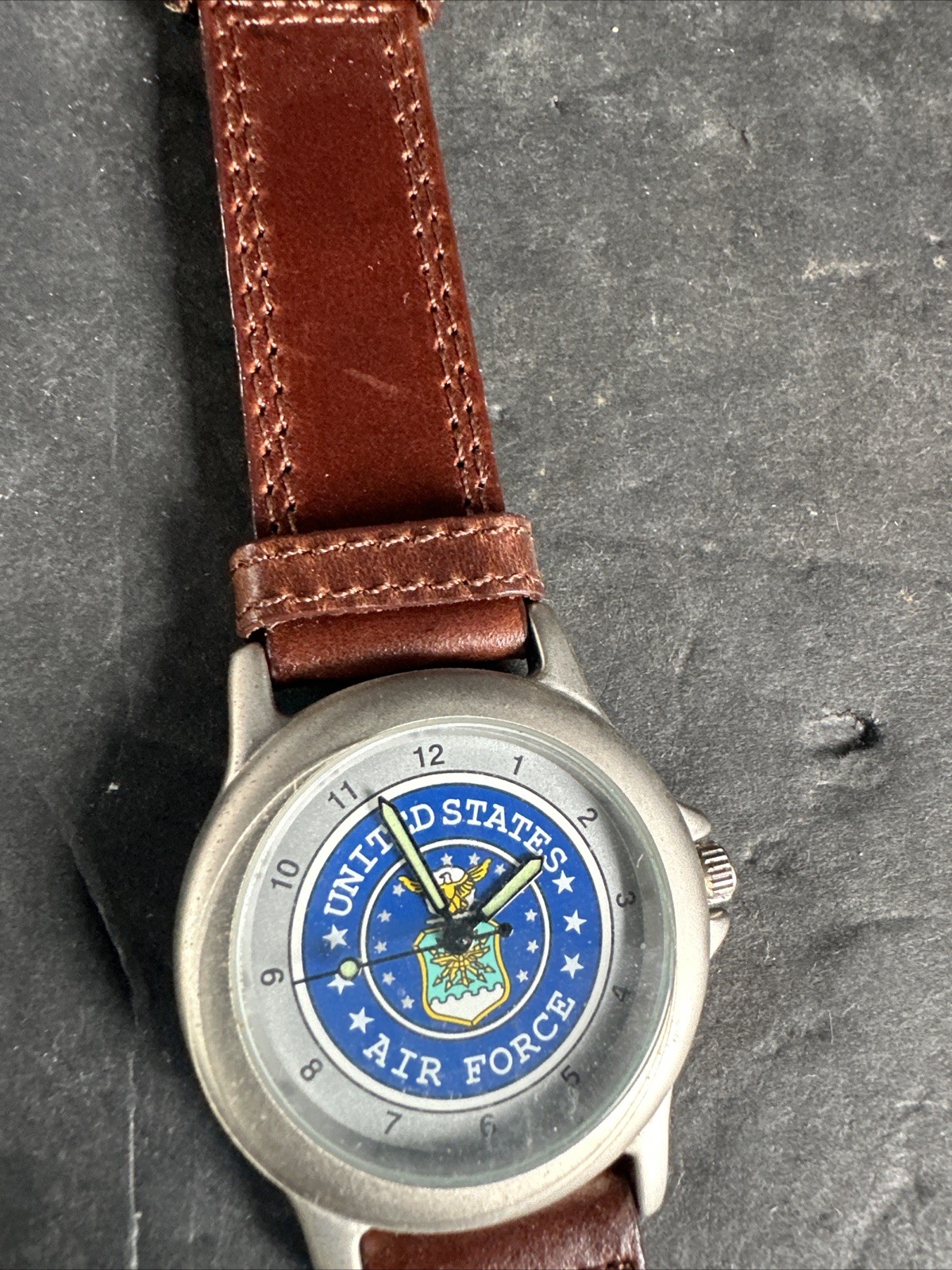 United States Air Force Logo Watch Blue Peacock Co USA Military Wristwatch #M4