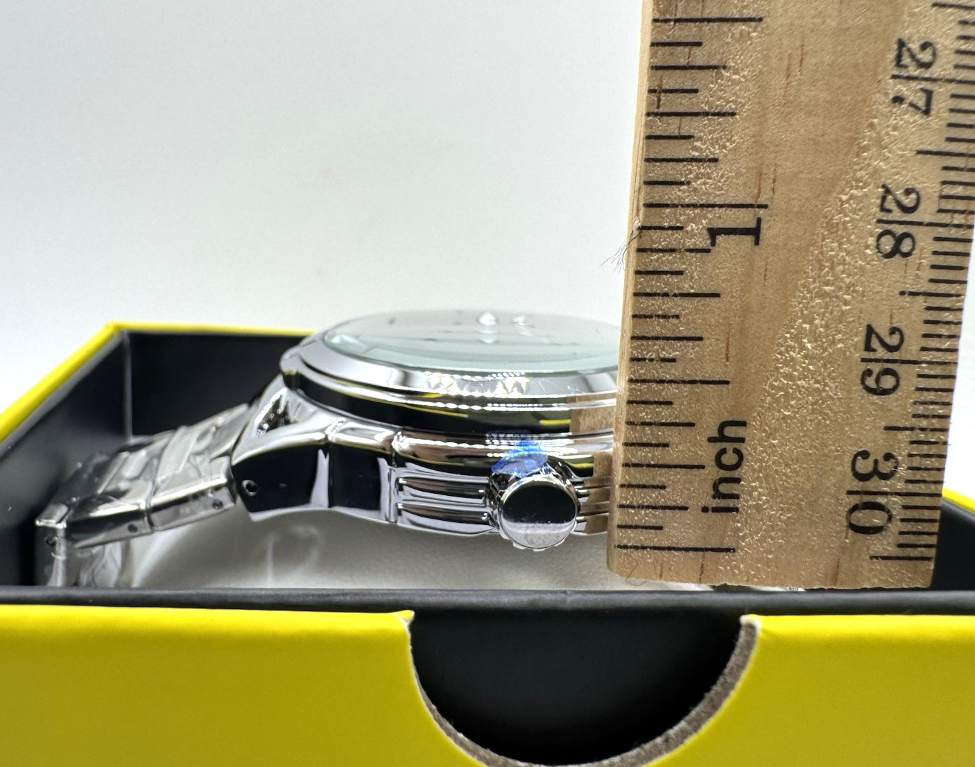 Invicta S1 Rally (79011) 44mm Men’s Quartz Watch – Silver Stainless Steel – NEW