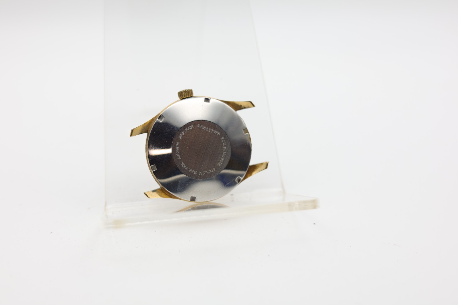 WALTHAM SELFWINDING CAL. FHF 908 WRIST WATCH 33.3mm 17mm LUG FOR REPAIR (HU)