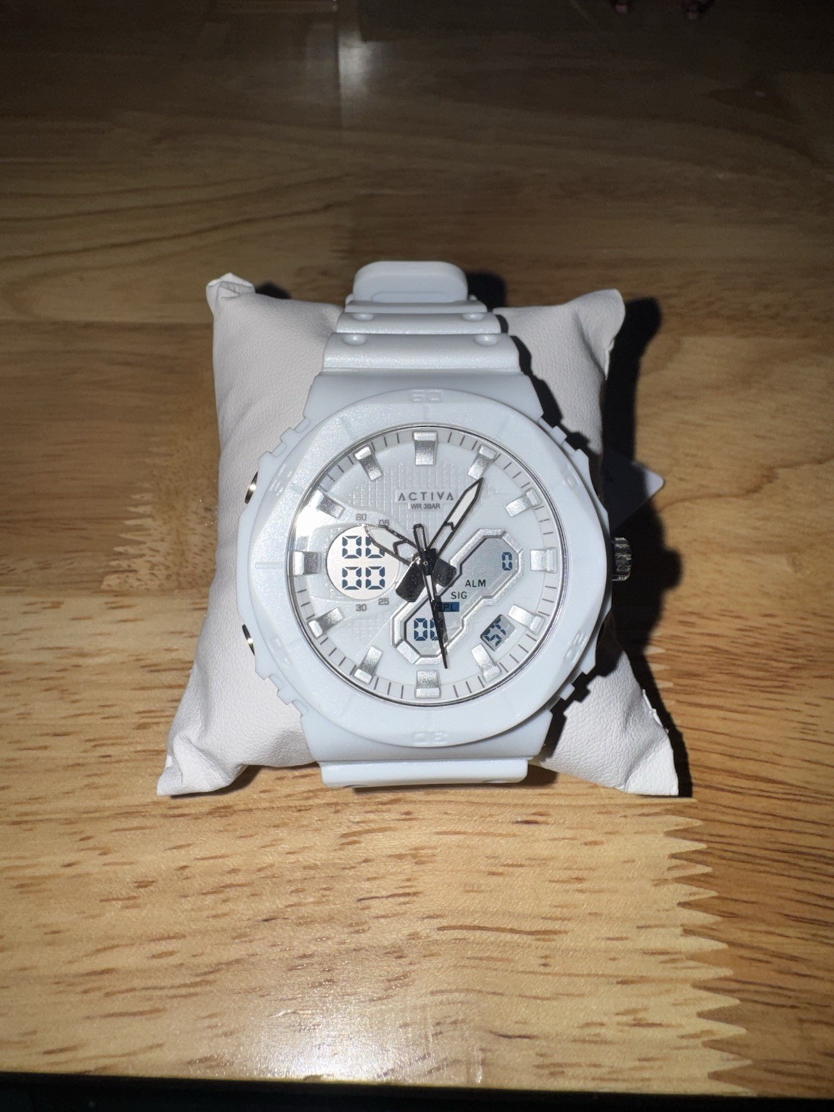 ACTIVA x Invicta ACW8120-002 Digital Quartz White Watch 48mm Men’s Watch
