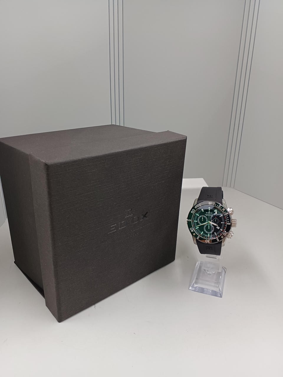 [A4N] Edox Chronoffshore-1 10221 Quartz Analog Chronograph Men Watch [r8s]