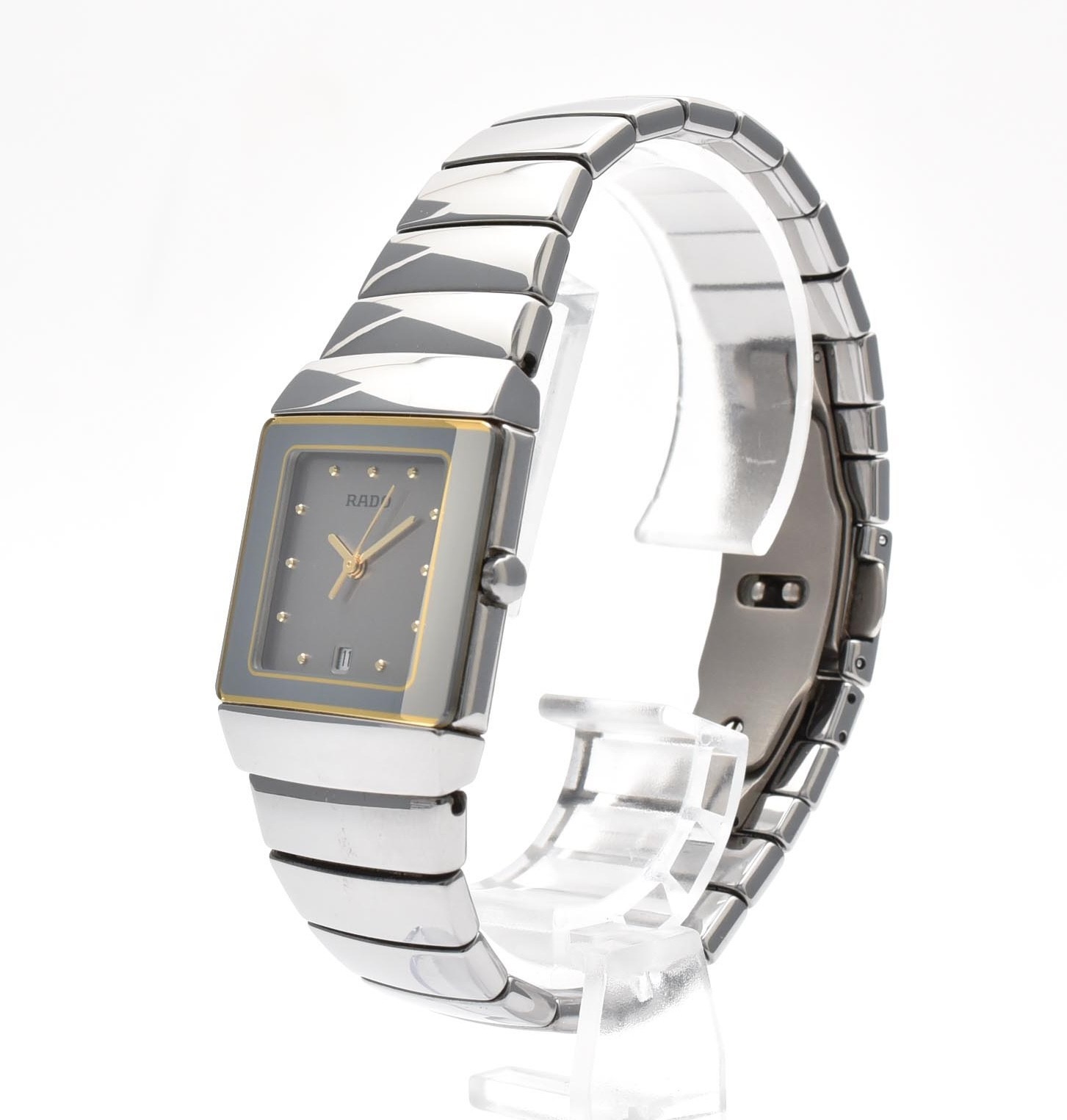 Rado Diastar 111.0333.3 Date Ceramic Quartz 26mm Women’s Watch JAPAN