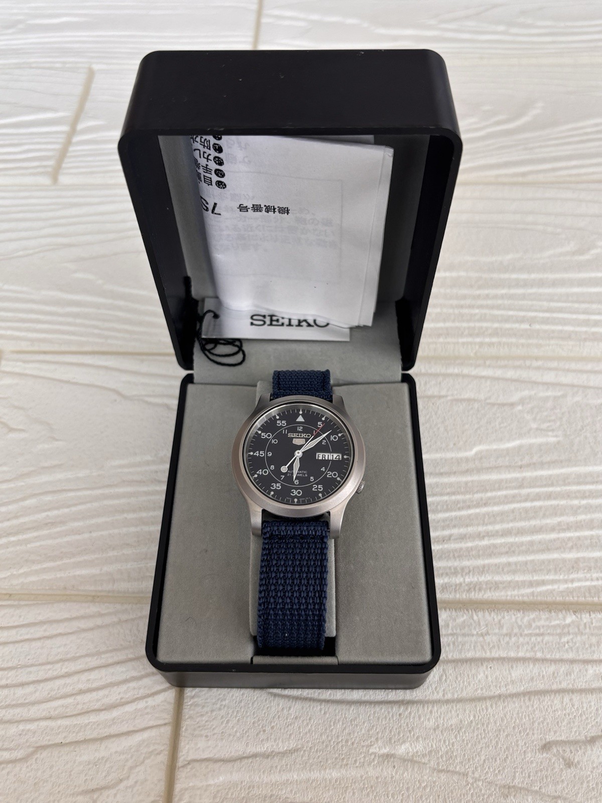 Seiko 5 Sports Blue Men’s Watch – SNK807K2 Analog Round New From Japan