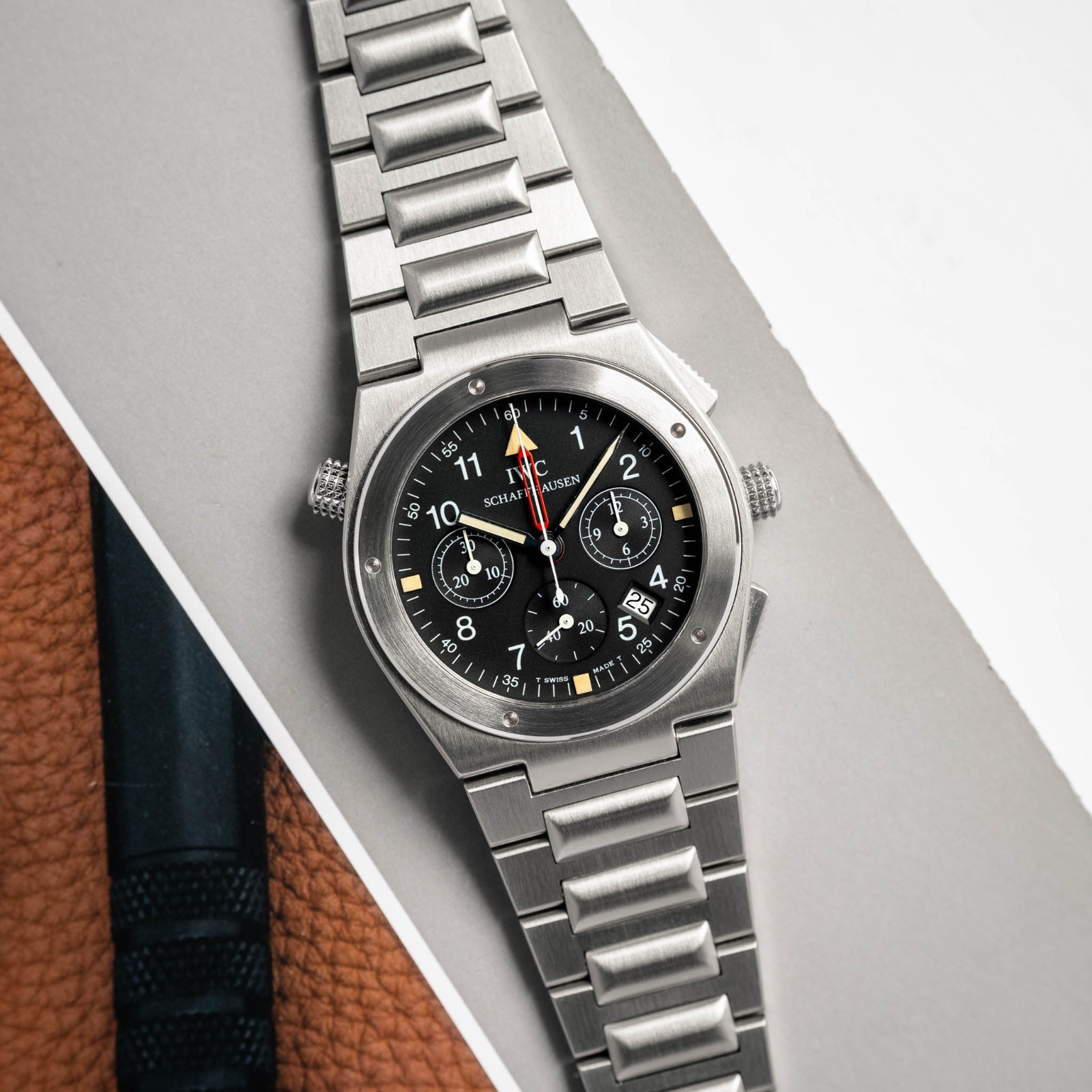 1990s IWC Ingenieur Chrono Alarm ref. IW3805-01 – Full set