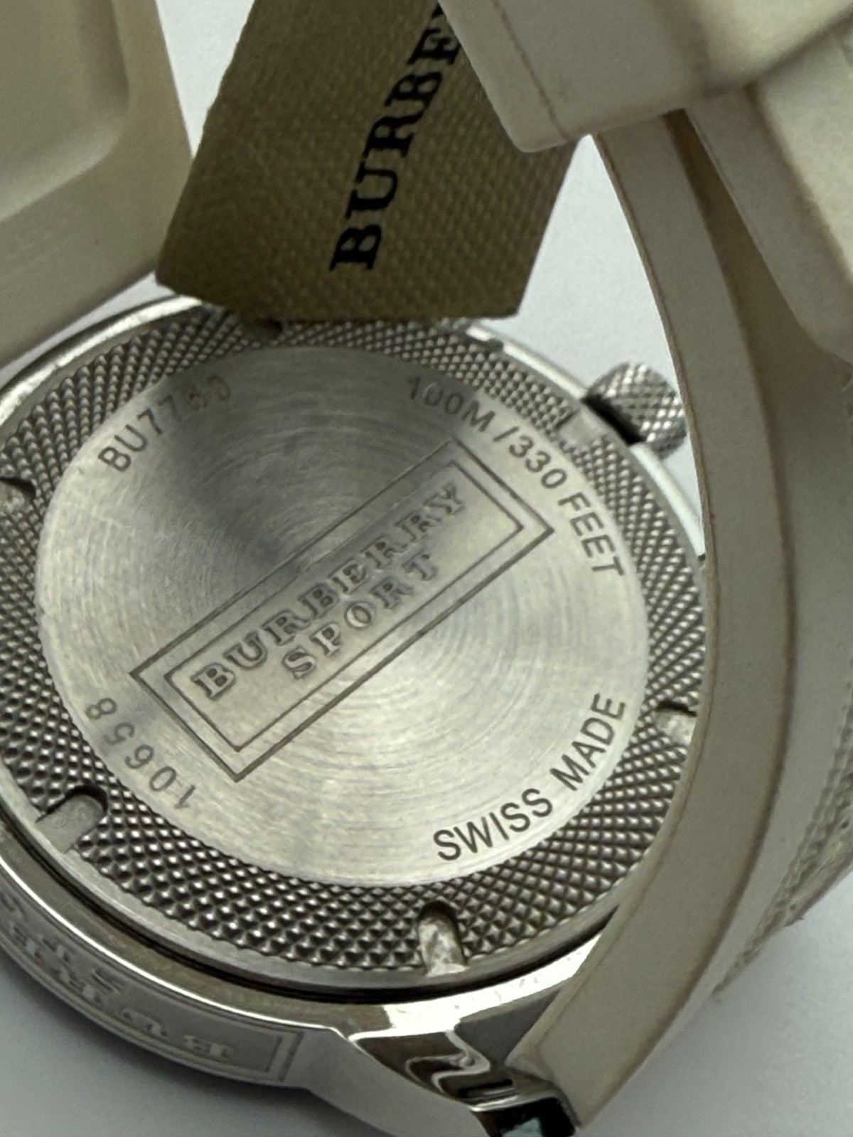Burberry Endurance BU7760 Sport Chronograph 39mm Swiss Watch – Needs New Bezel