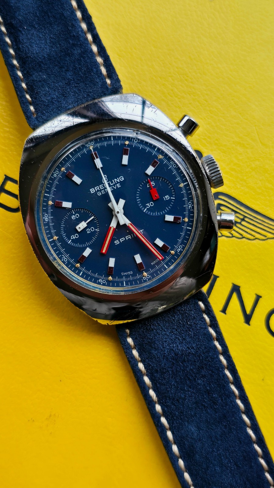 Vintage 1975 Breitling Sprint ref: 2051