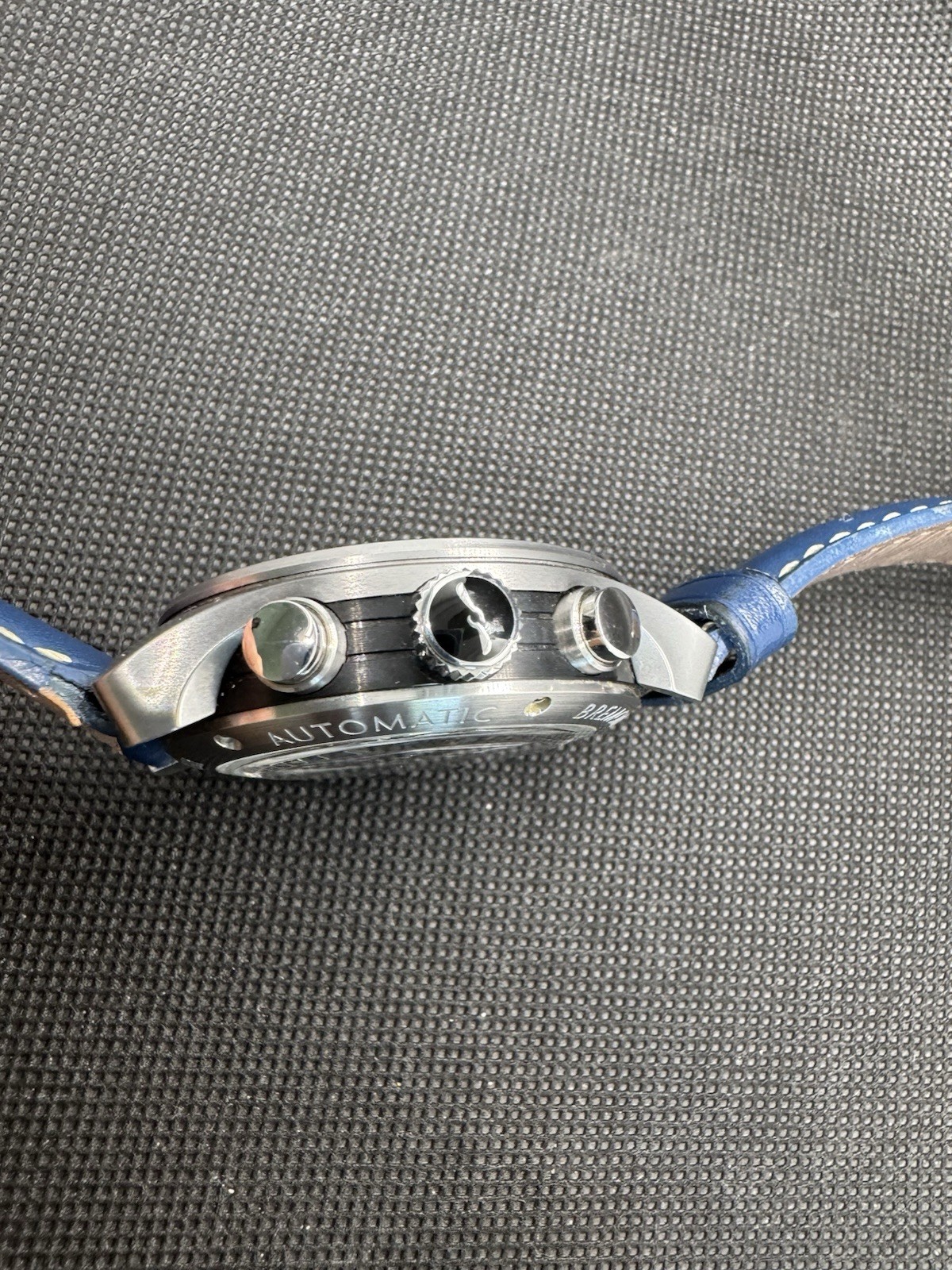 Bremont ALT1-P2 Auto Chronograph Date 43mm Blue Dial Leather Strap Box