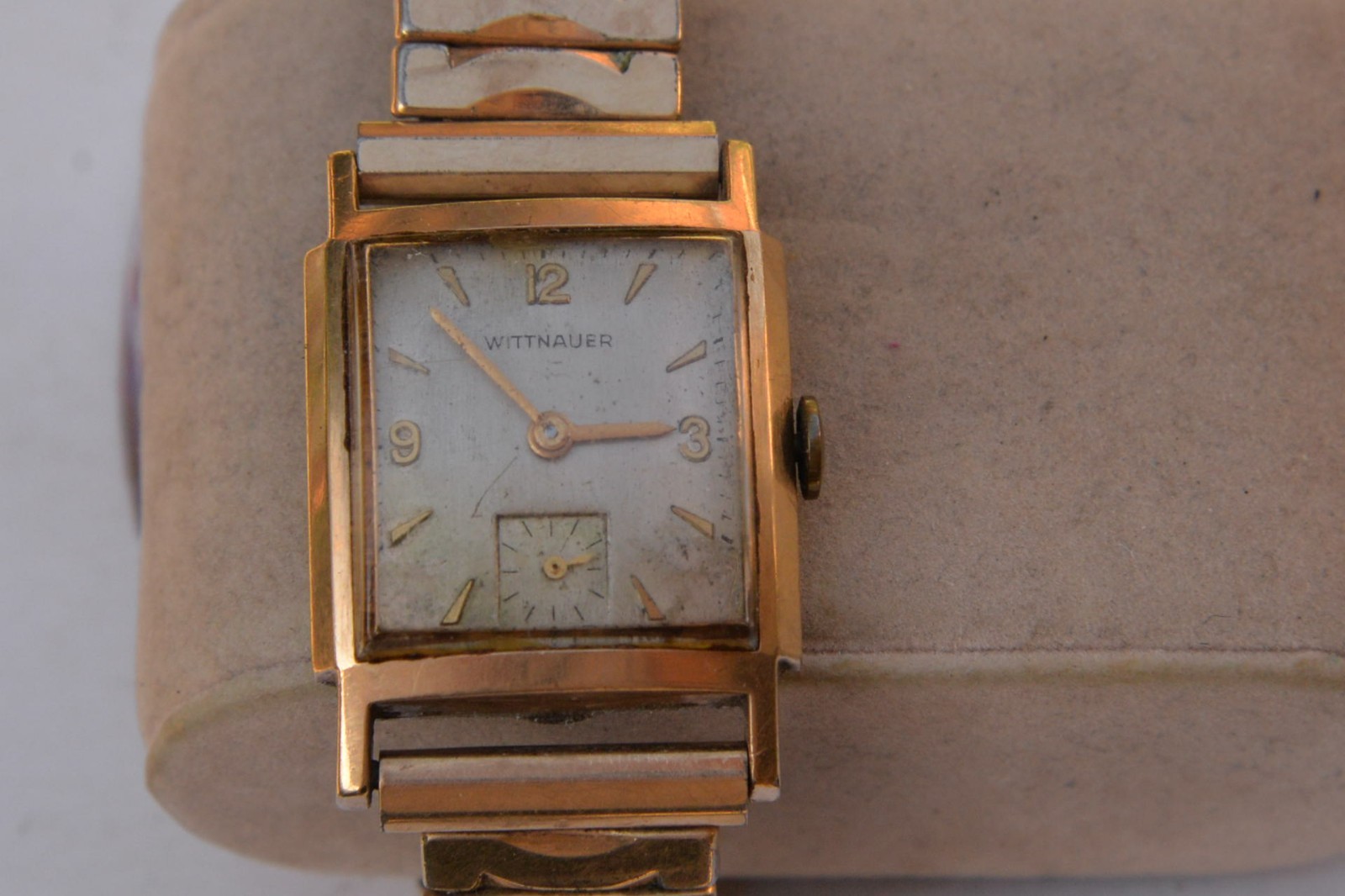 Vintage 1950s WITTNAUER 10S 10KGF 17J Manual Wind Men’s Watch–4 Repair