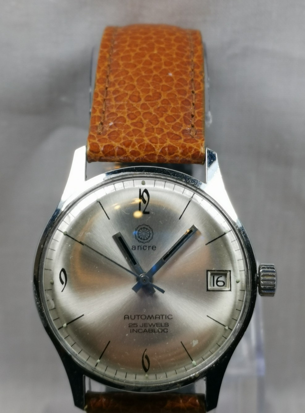 Ancre Date Automatic 25J Cal. PUW 1561 Germany Gents Wristwatch