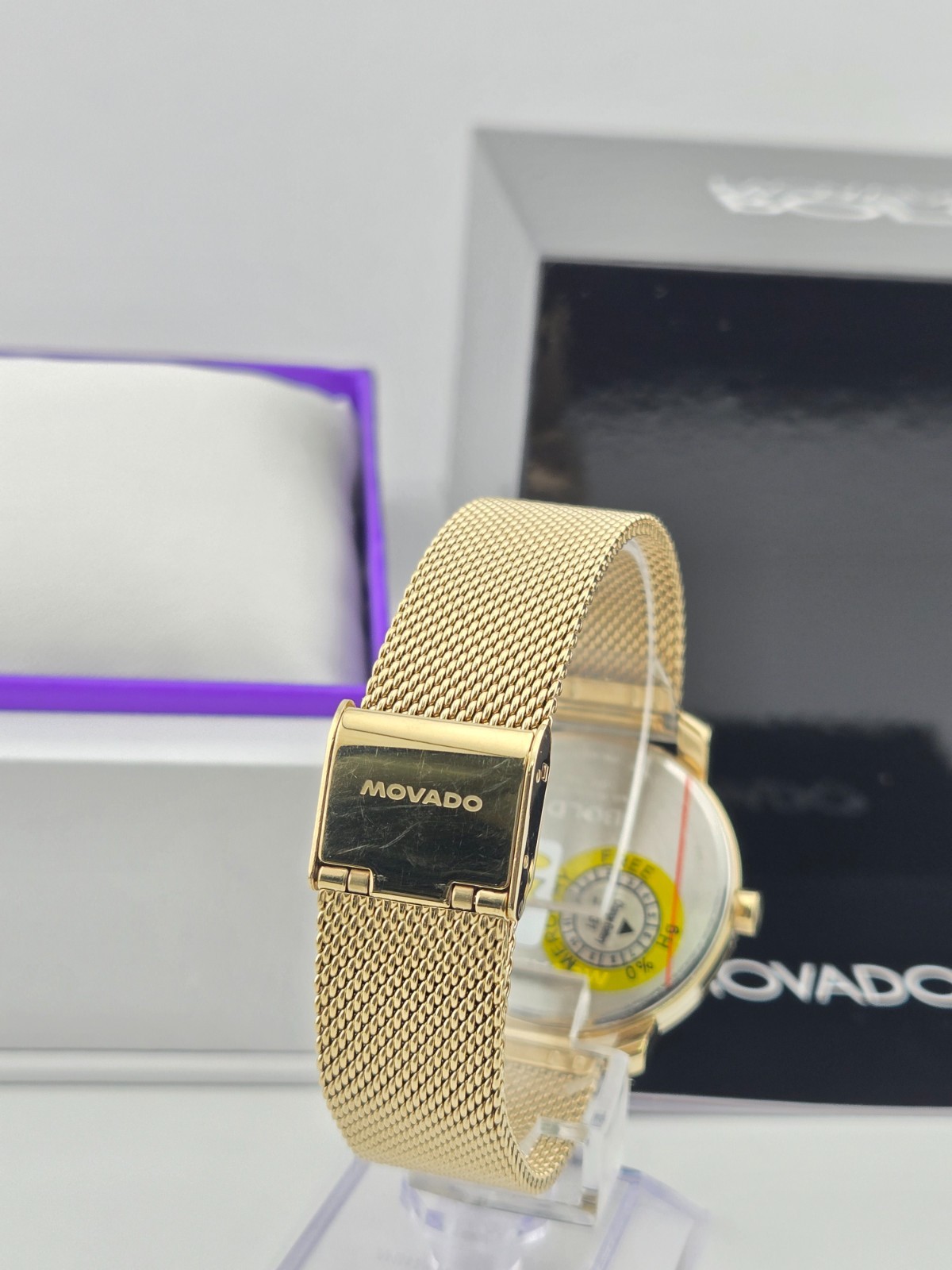 Movado Bold Access Women’s Gold Dial Gold Tone Watch – 3600921 ($695 MSRP)