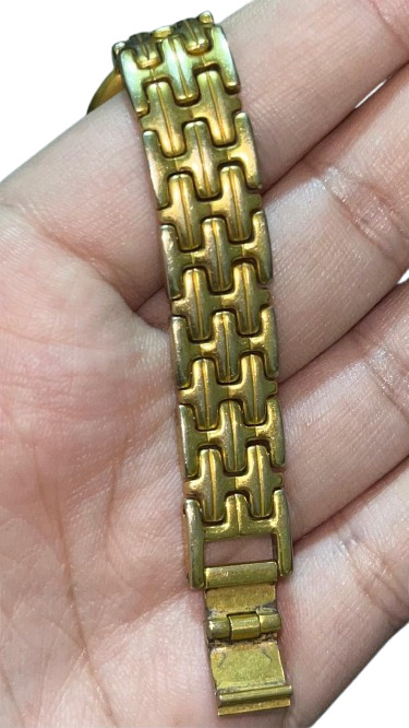 Vintage Darky Five Star Swiss Made Women’s Gold Plated Bracelet Watch 1990s 753.