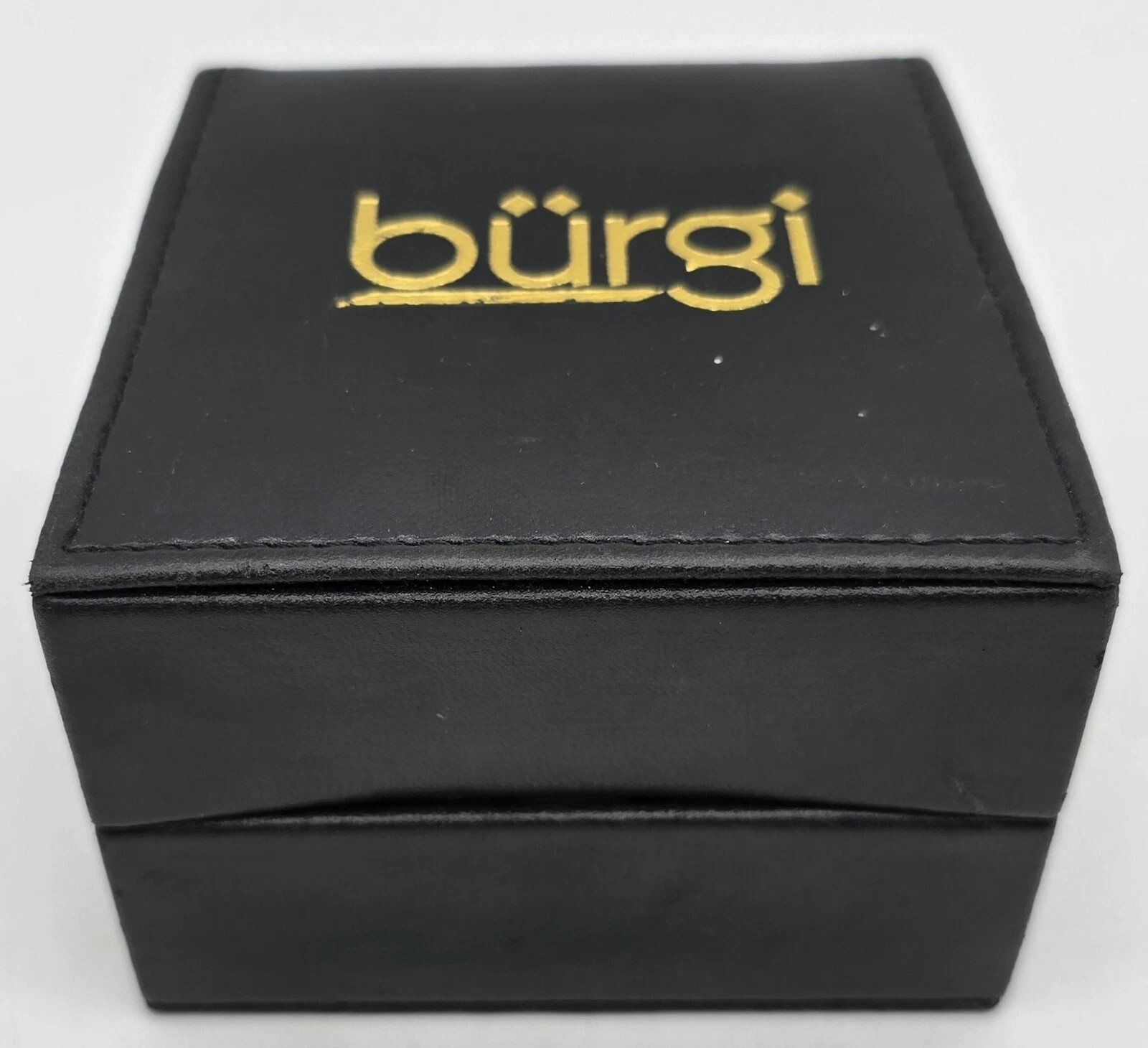 Bürgi 2 Watches Bronze And Leather Look With Rhinestones