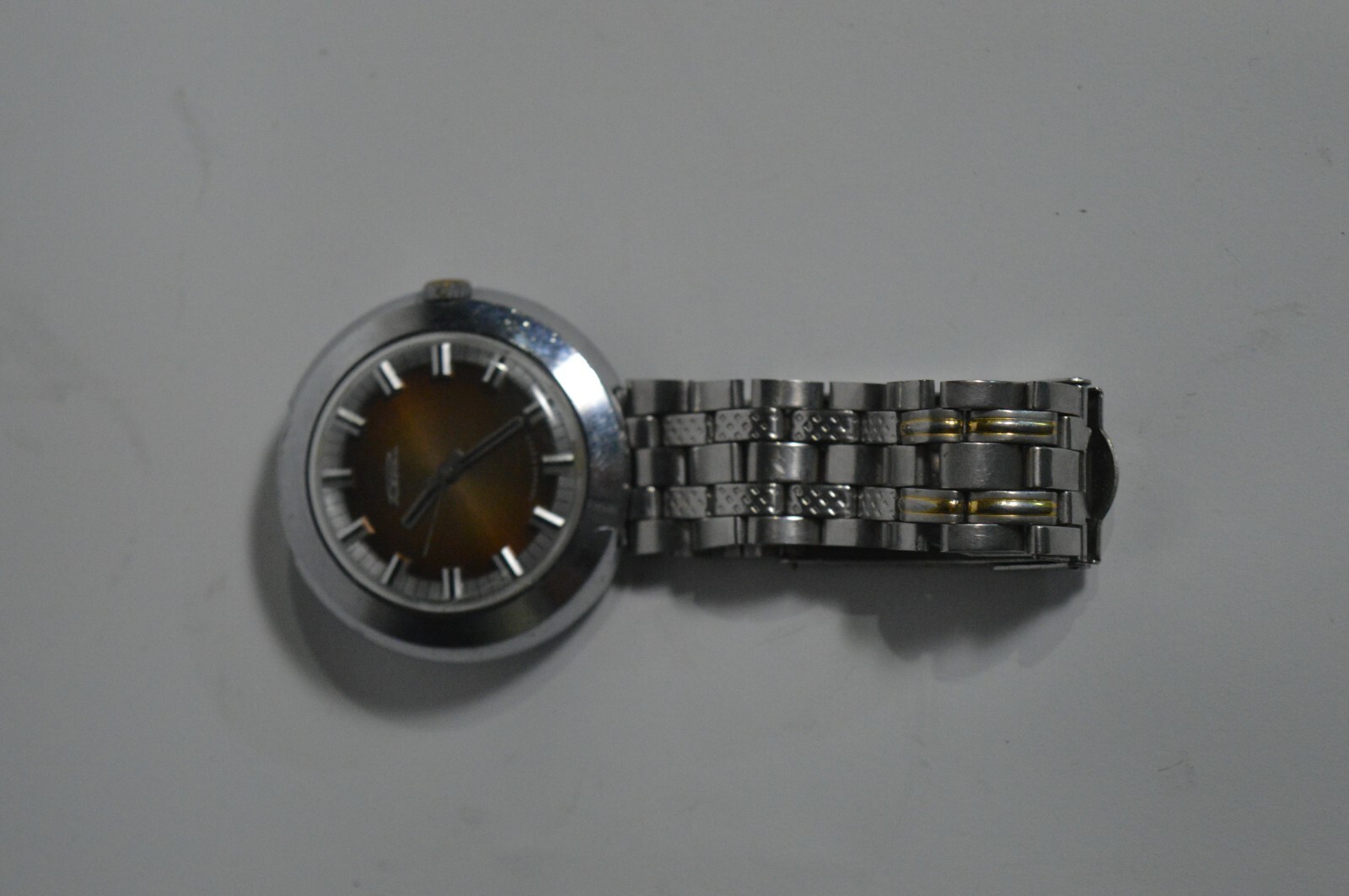 Vintage Big RAKETA watch Black Dial Day Data RARE Soviet Mechanical 2628