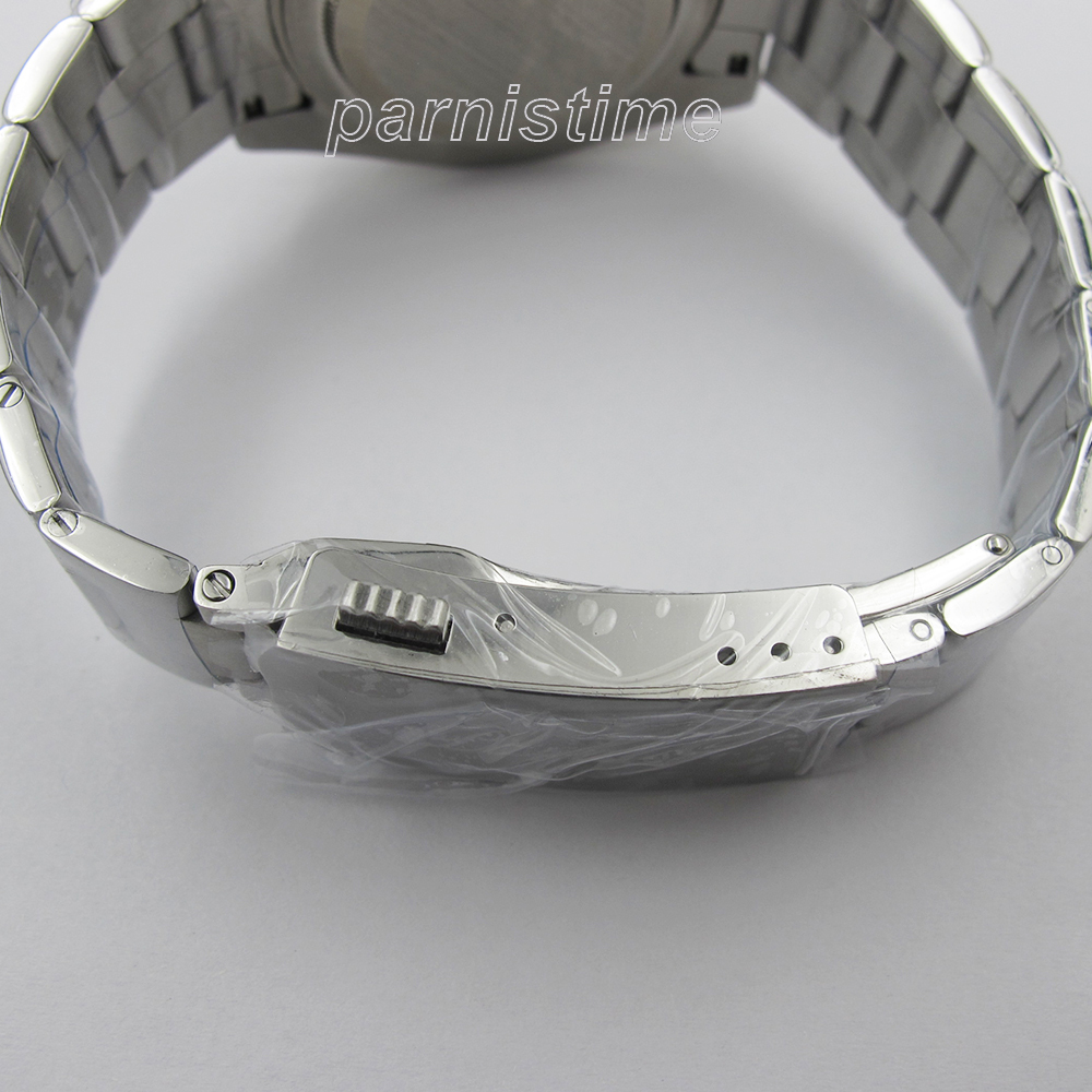 40mm Parnis Sapphire Glass Miyota Automatic Movement Men’s Watch Rotating Bezel