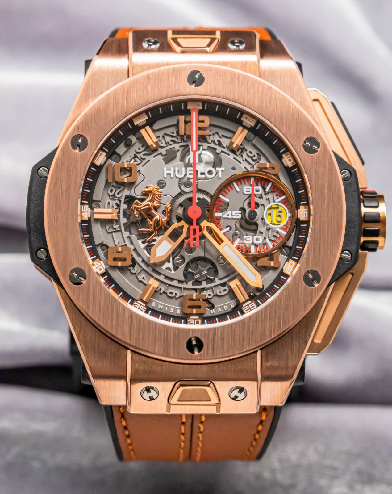 Hublot Big Bang Unico Ferrari King Gold $46K MSRP Limited 45mm 401.OX.0123.VR