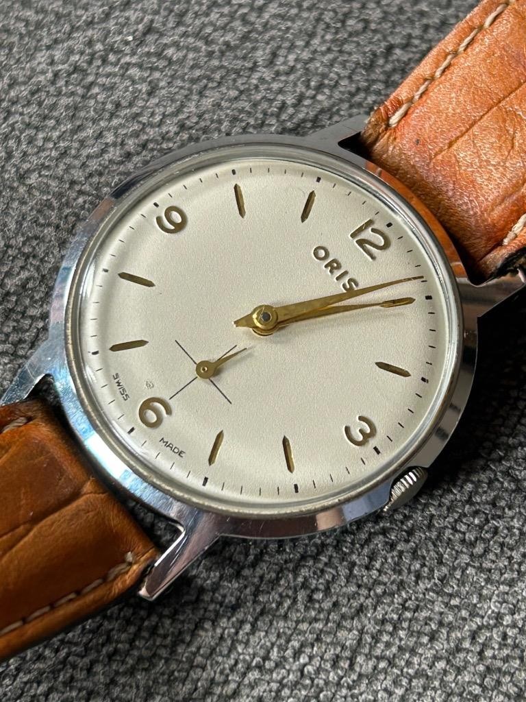 VINTAGE 1960S ORIS WATCH CO MANUAL WIND SWISS 7 JEWEL CAL 461 16MM BEAUTIFUL