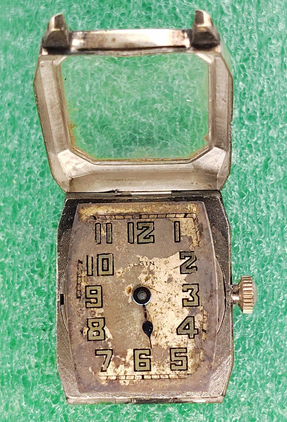 lot C2448 Lady Elgin Hindged Fancy Engraved Case Manual Wind Vintage Watch Parts