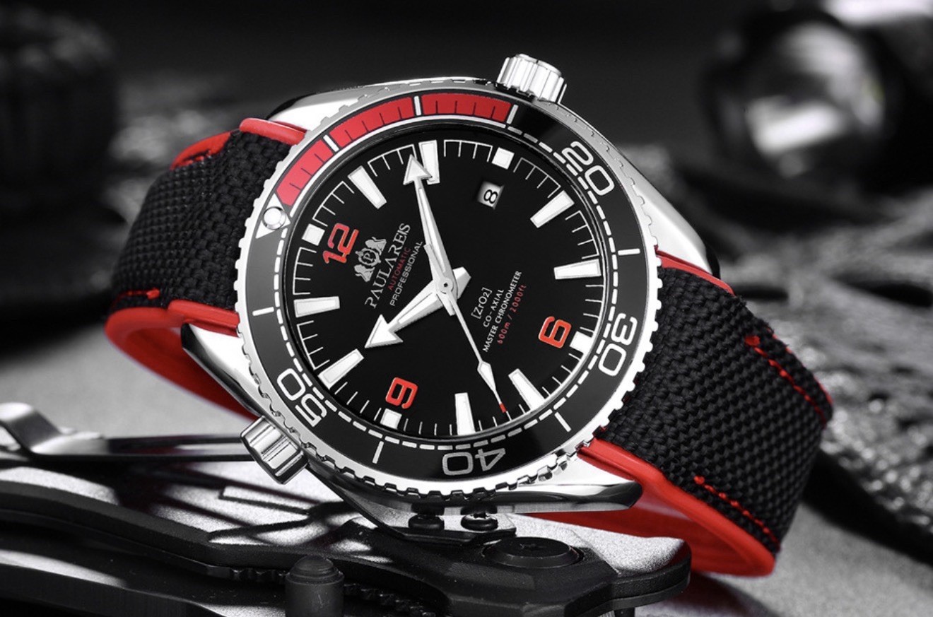 PAULAREIS Casual Waterproof Men’s Watch Luminous Automatic Mechanical Great Gift